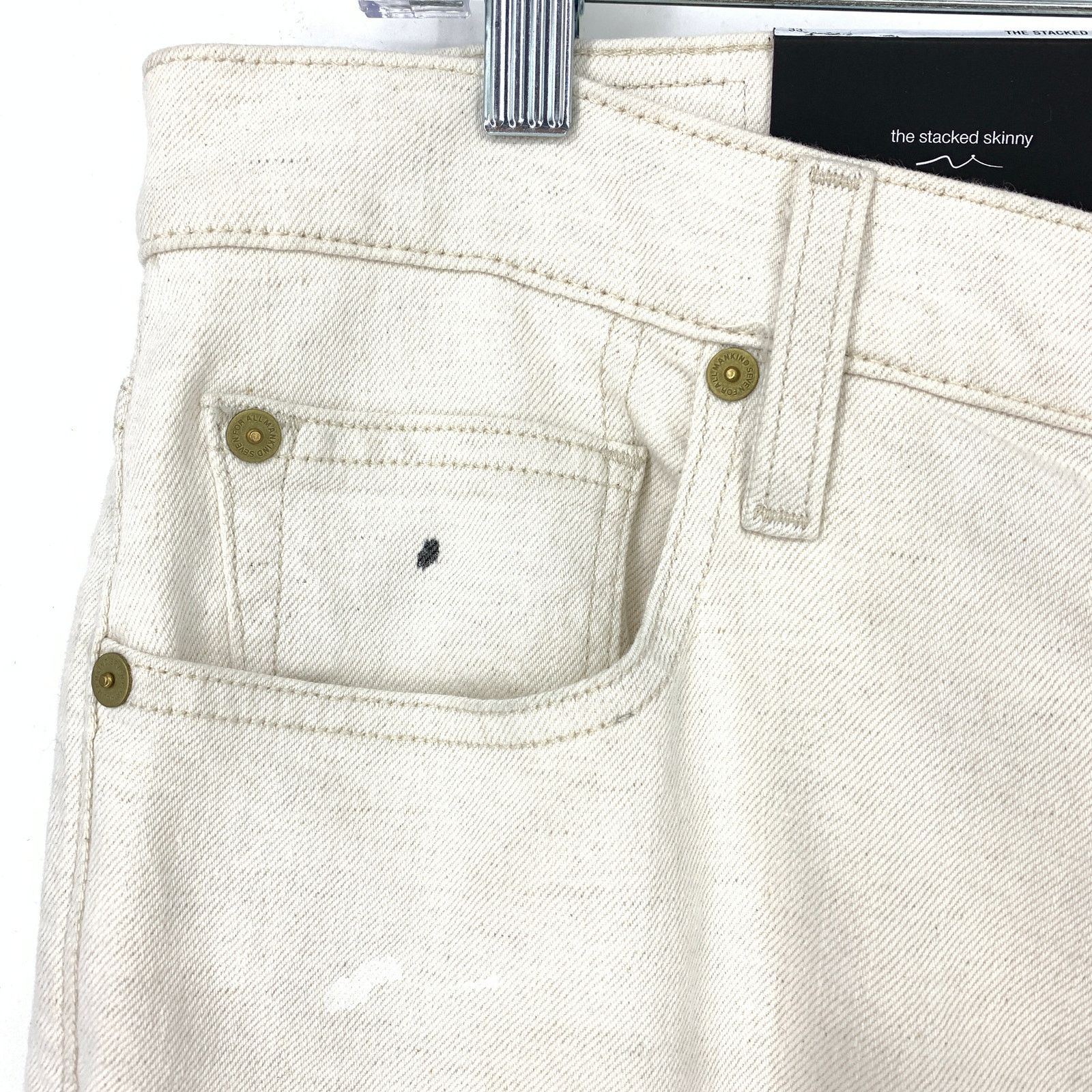 7 For All Mankind 7 For All Mankind Jeans Men's 33 Odyssey The Stacked Skinny Size US 33 - 8 Thumbnail