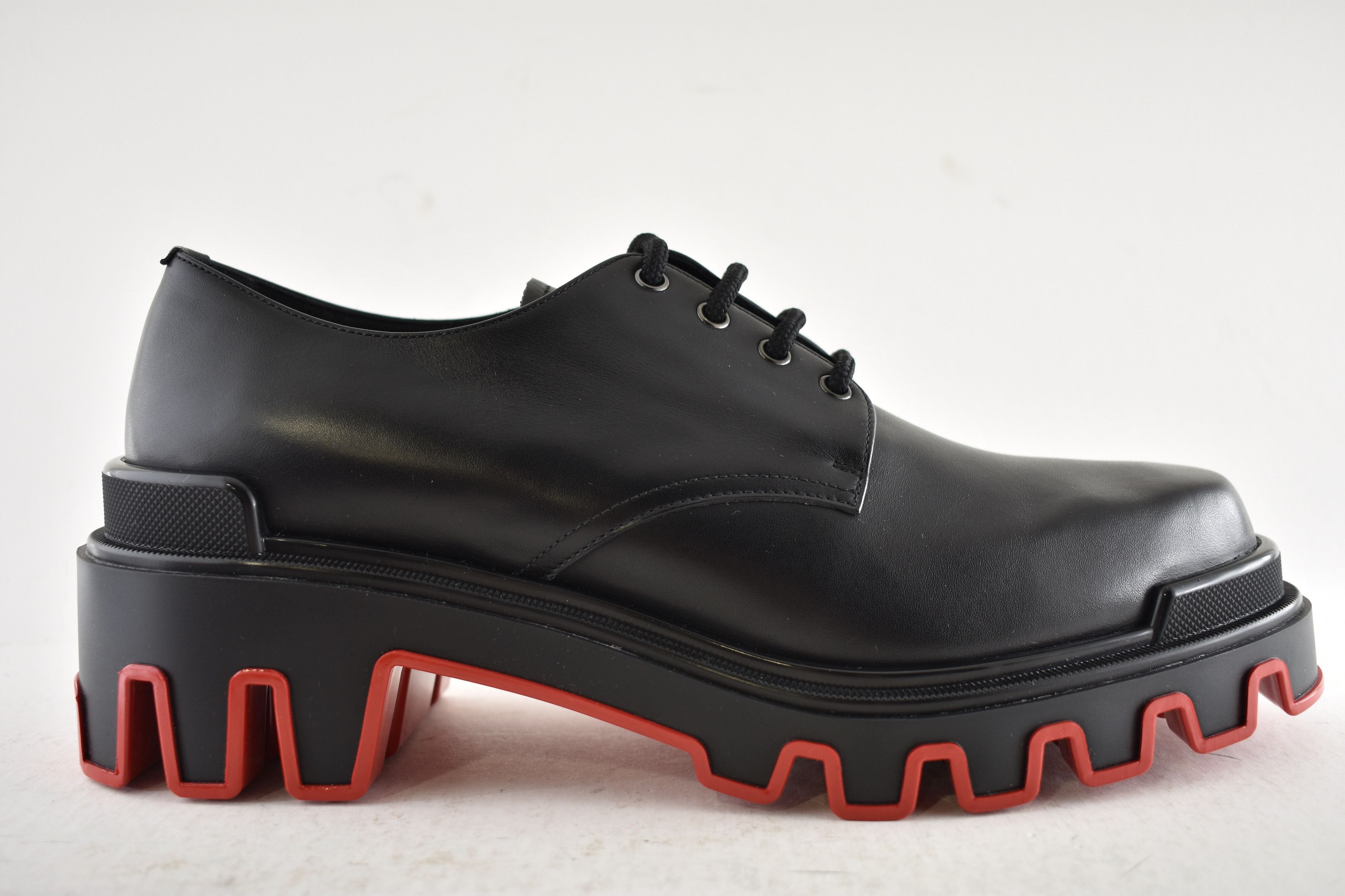 Christian Louboutin Trott Dune Uomo Flat Black Leather Platform Loafer 43.5 10.5 Size US 10.5 / EU 43-44 - 2 Thumbnail