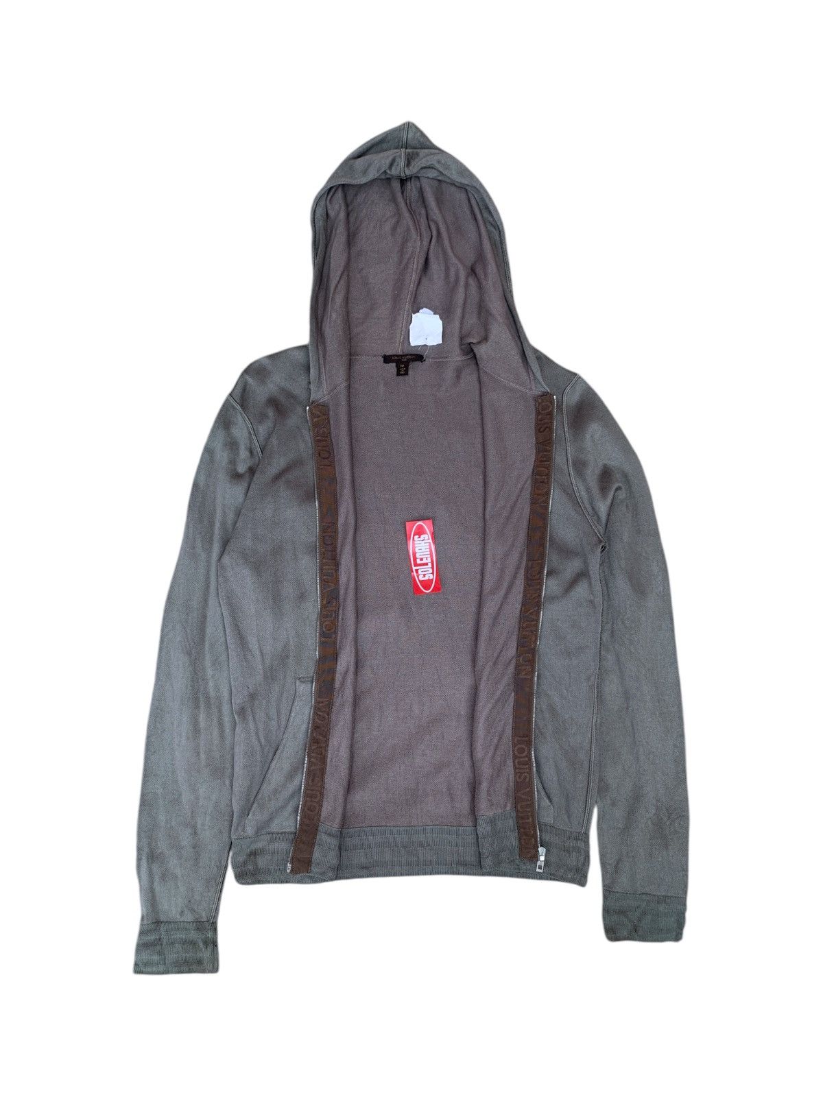 Designer × Louis Vuitton LV blank zip sweatshirt hooded Size US M / EU 48-50 / 2 - 9 Thumbnail