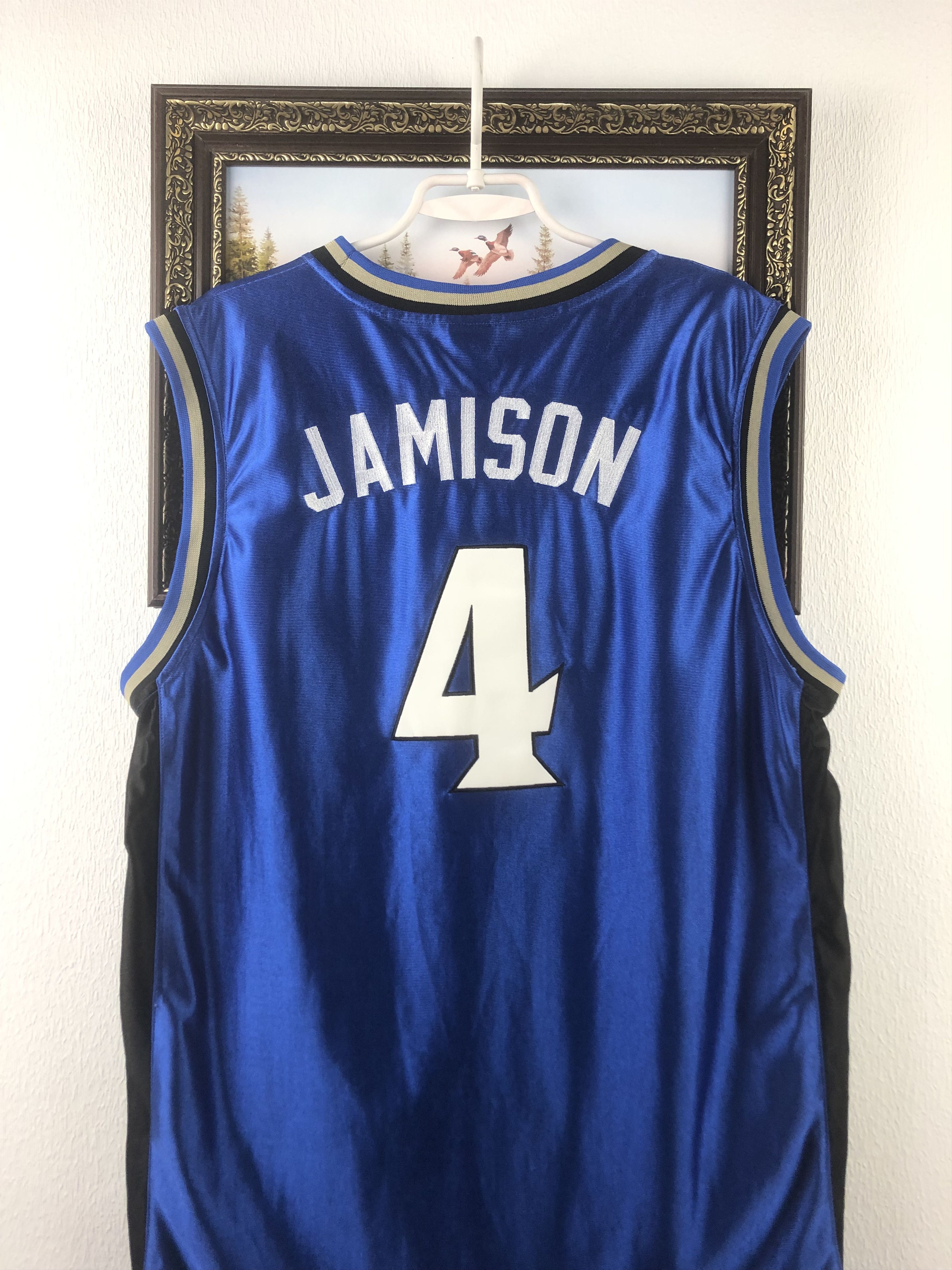 Champion Vintage Champion Warriors Jersey Jamison Blue NBA Mens Shirt Size US XXL / EU 58 / 5 - 11 Thumbnail