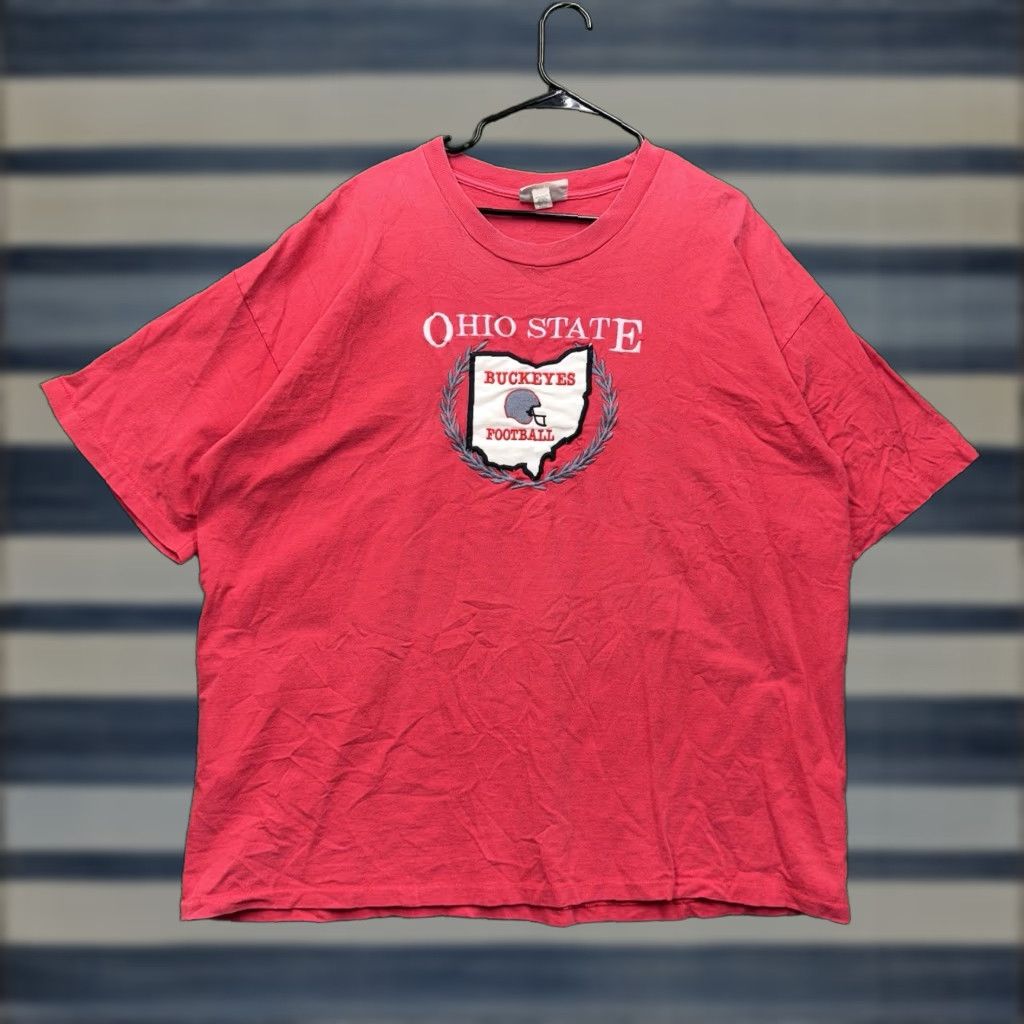 Champion VINTAGE Ohio State Buckeyes Shirt Mens 2XL University Red OSU 90s Sportswear Champion Short Sleeve Graphic Tee Mens Size US XXL / EU 58 / 5 - 1 Thumbnail