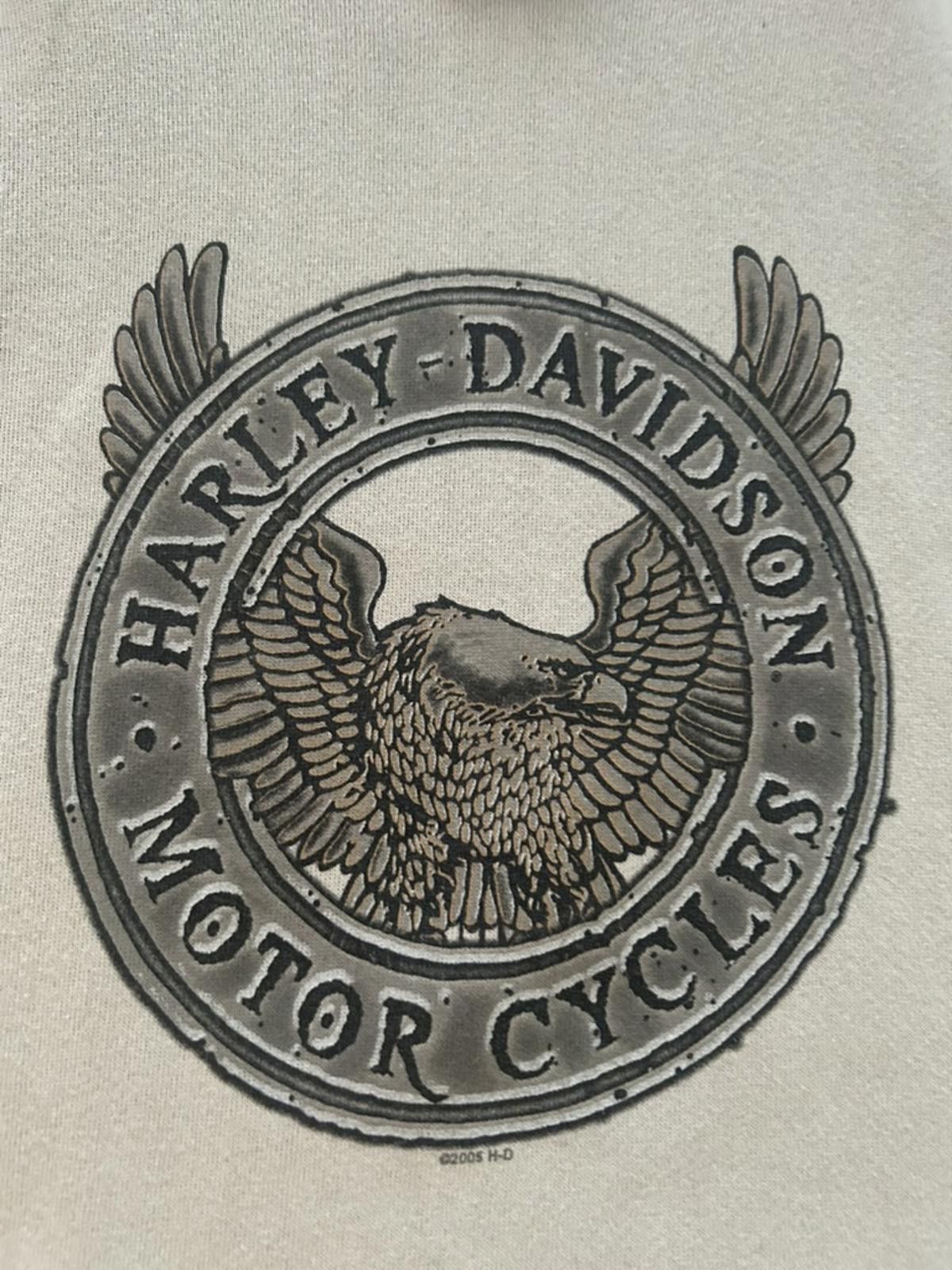 Harley Davidson Harley-Davidson Poole’s Cycle Two-Tone Hoodie – Hamilton, ON Size US L / EU 52-54 / 3 - 3 Thumbnail