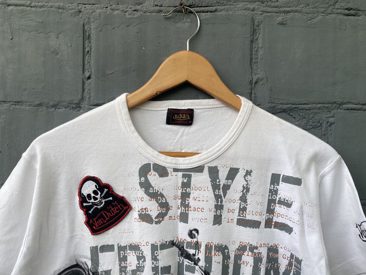 Von Dutch Von Dutch T-Shirt Graphic Allover Motorcycle Print Vintage Size US XL / EU 56 / 4 - 8 Thumbnail