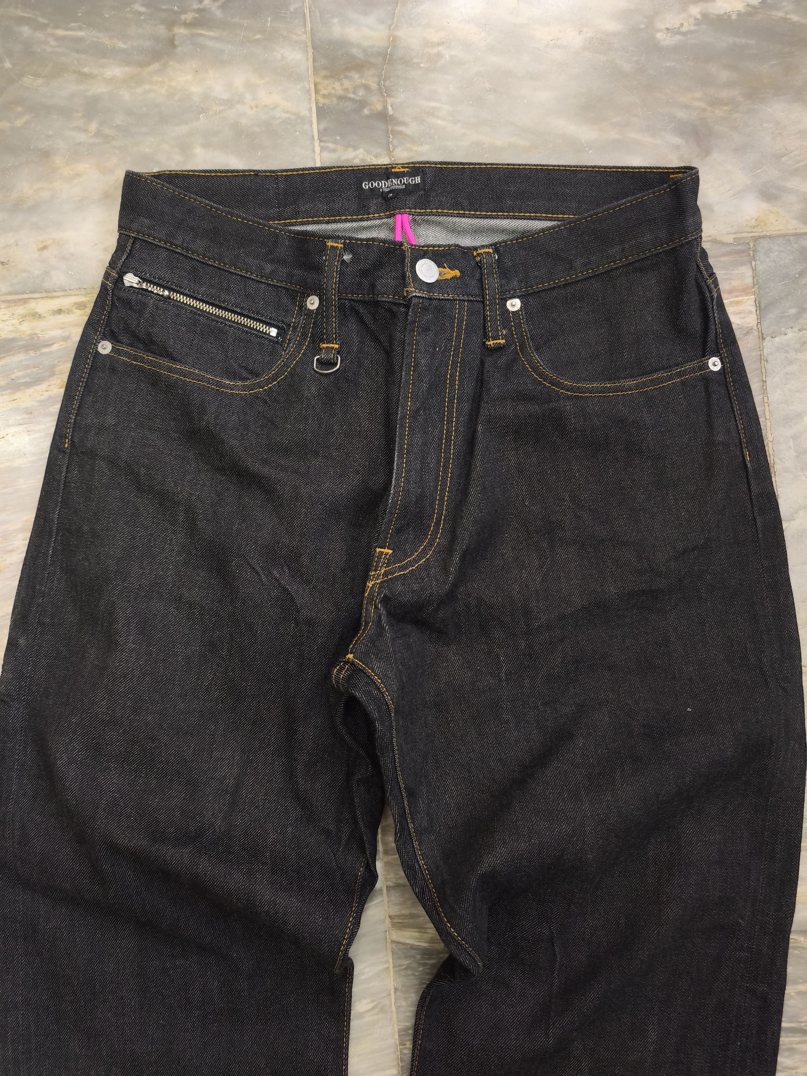 GOODENOUGH GOOD ENOUGH Selvedge Straight Pants - GE-102001 Size US 31 - 2 Thumbnail