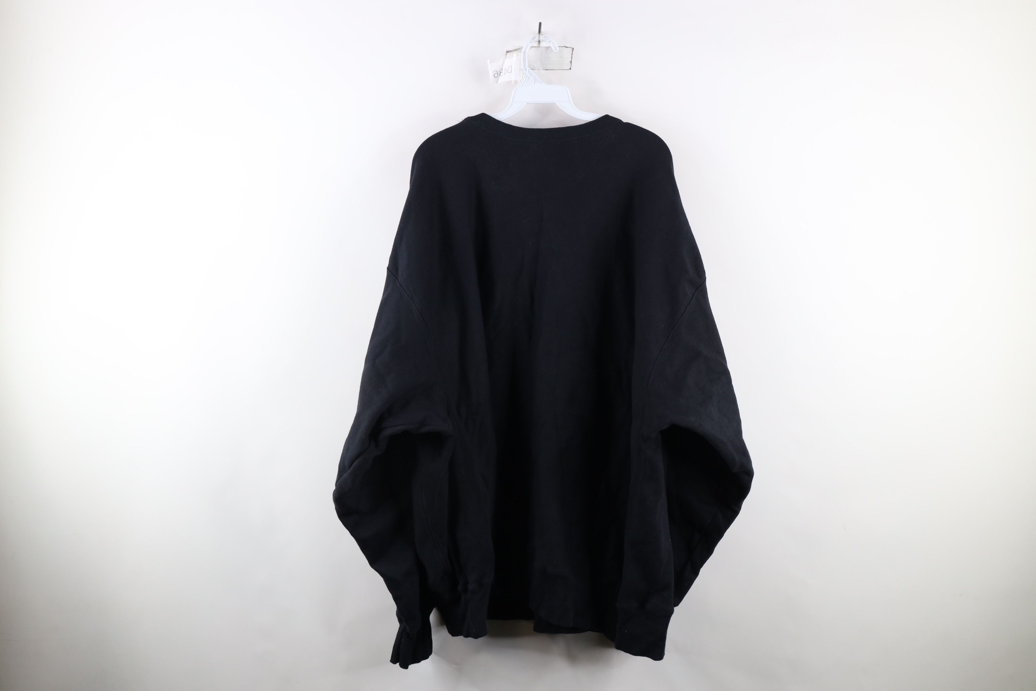 Champion × Vintage Vintage 90s Champion Reverse Weave Crewneck Sweatshirt Black Size US XXL / EU 58 / 5 - 7 Thumbnail