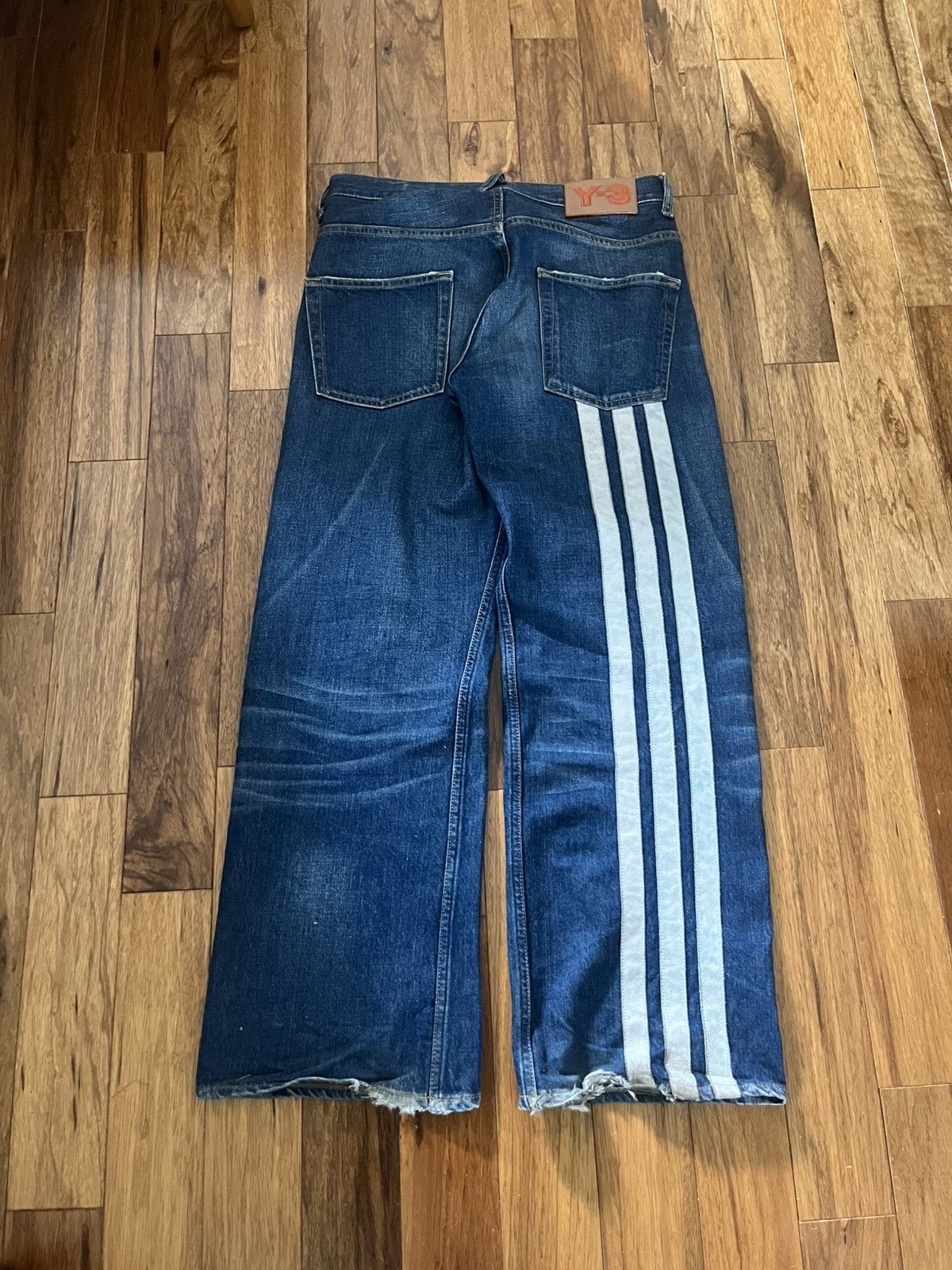 Y-3 Y-3 Denim Jeans Relaxed Fit Pocket Pants Logo Blue 30R | Grailed