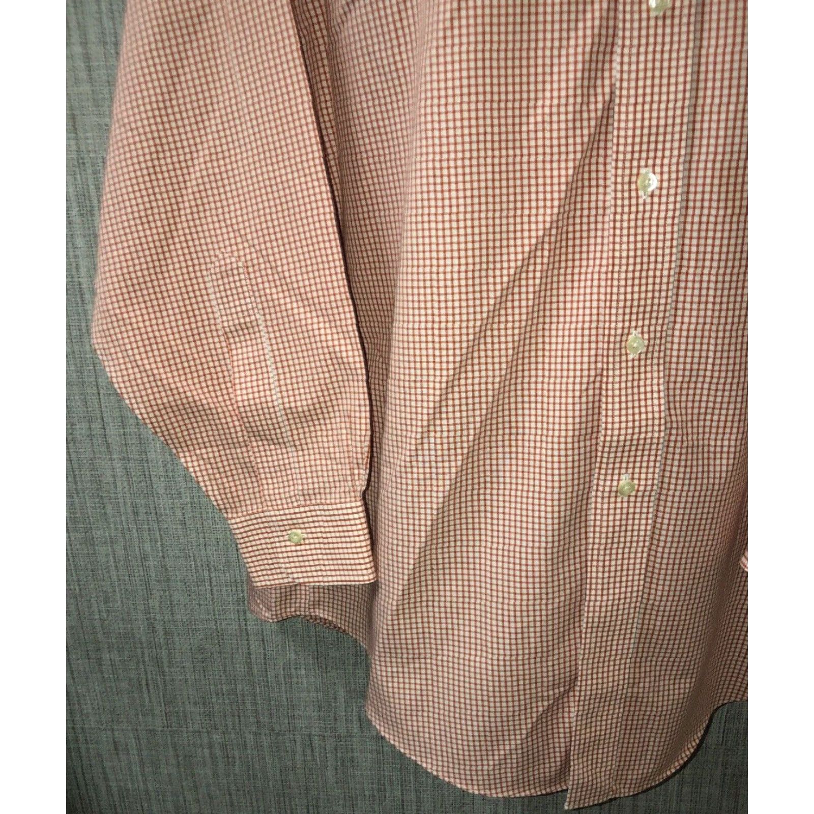 Brooks Brothers Brooks Brothers Mens Dress Shirt Plaid Long Sleeve Button Front Non-Iron Size 16 Regular Mens Size 42R - 4 Thumbnail