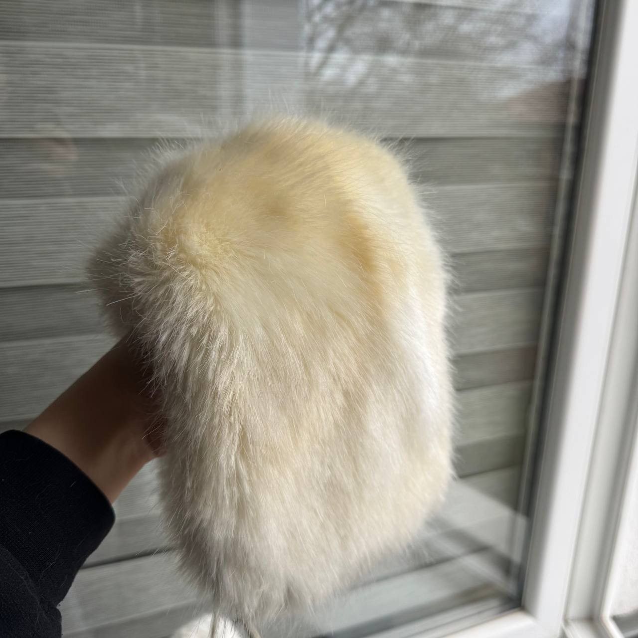 Japanese Brand Japanese Fur Ushanka White Y2K Trapper Fuzzy Goth Hat Size ONE SIZE - 4 Thumbnail