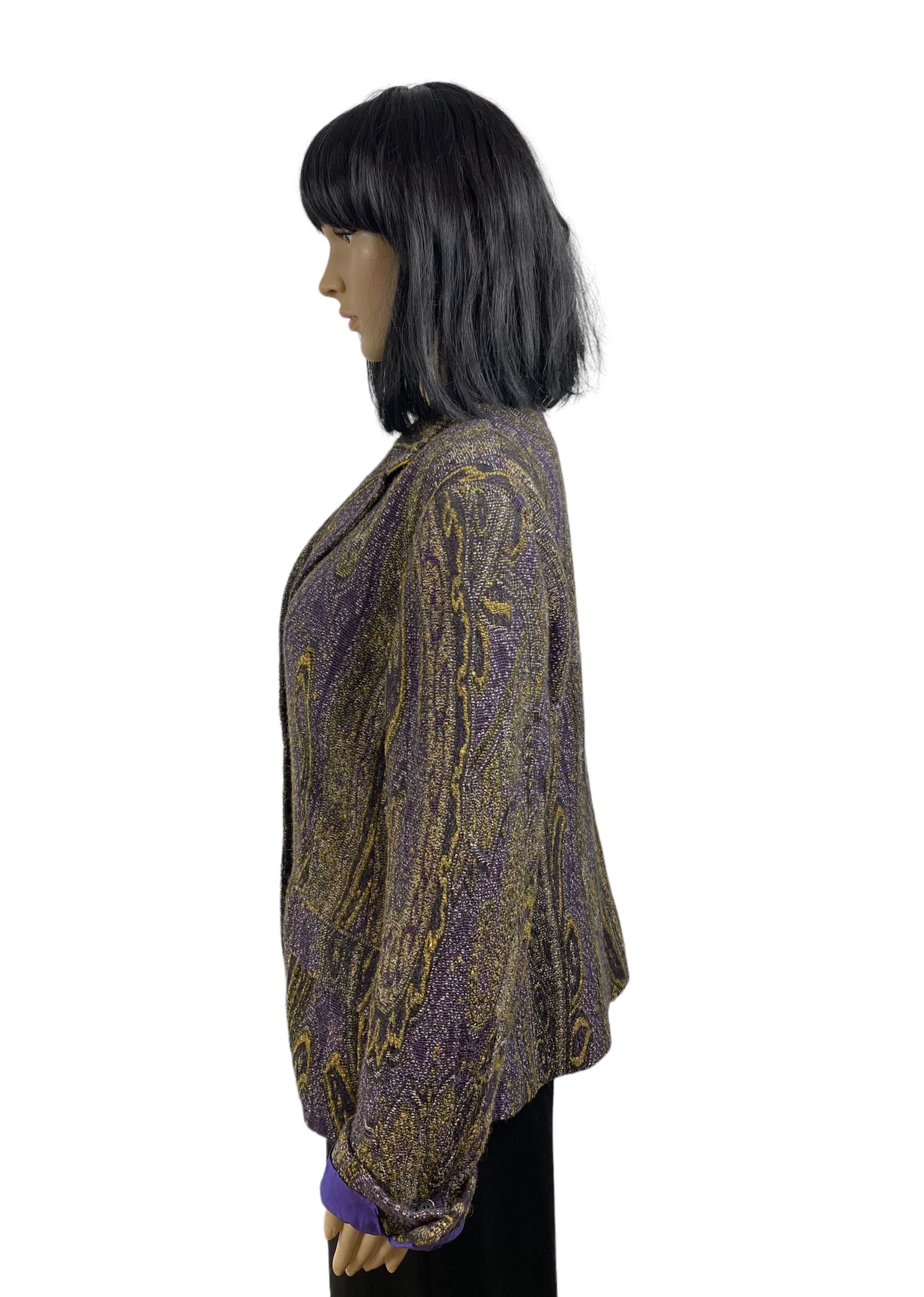 Etro Etro milano paisley print blazer jacket wool-silk size 50 Size XL / US 12-14 / IT 48-50 - 5 Thumbnail