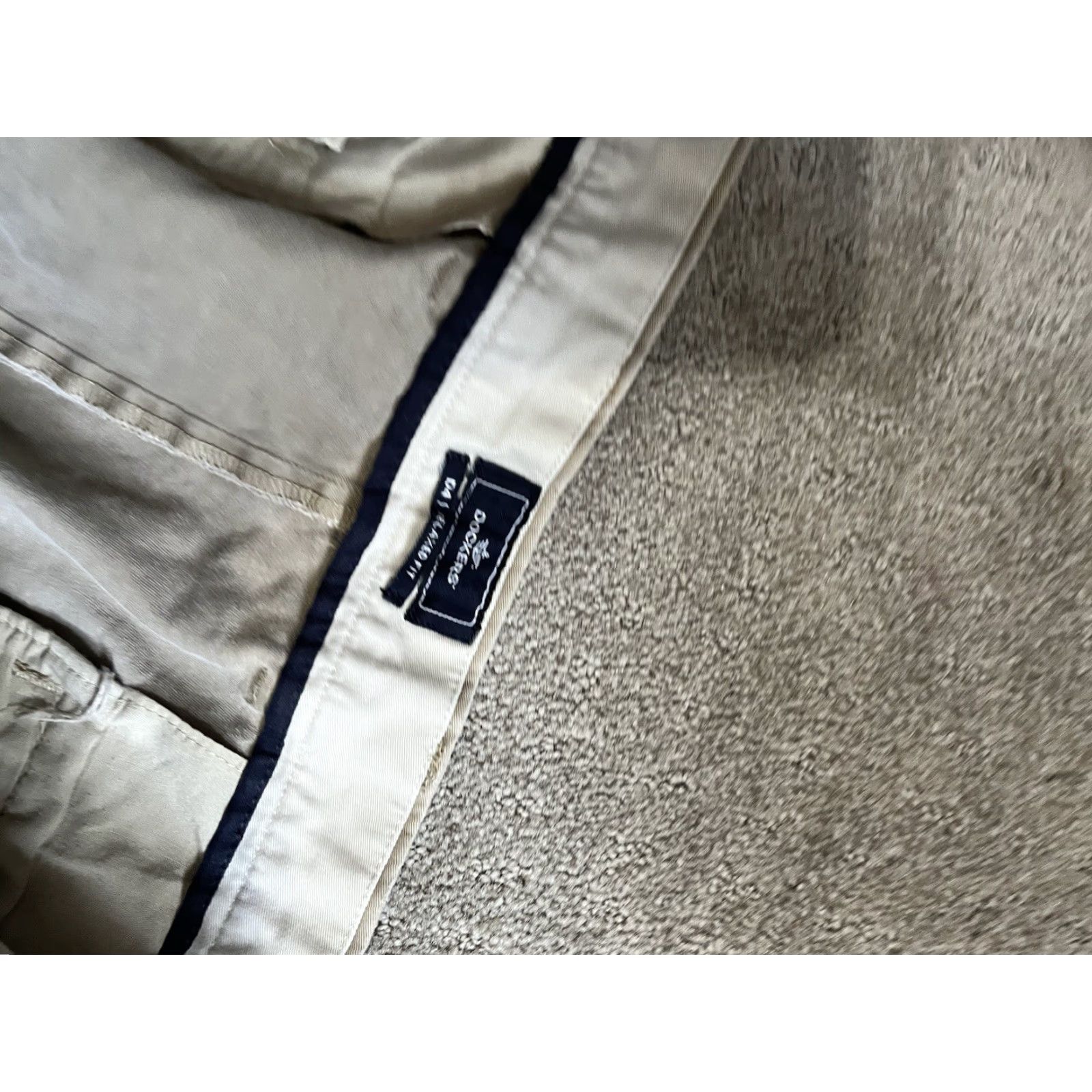 Dockers Dockers Mens Size 36x31 D4 Relaxed Fit Dress Pants Khaki Beige Chino Flat Front Regular 90s Army Apple Style Pants Mens Size US 36 / EU 52 - 5 Thumbnail