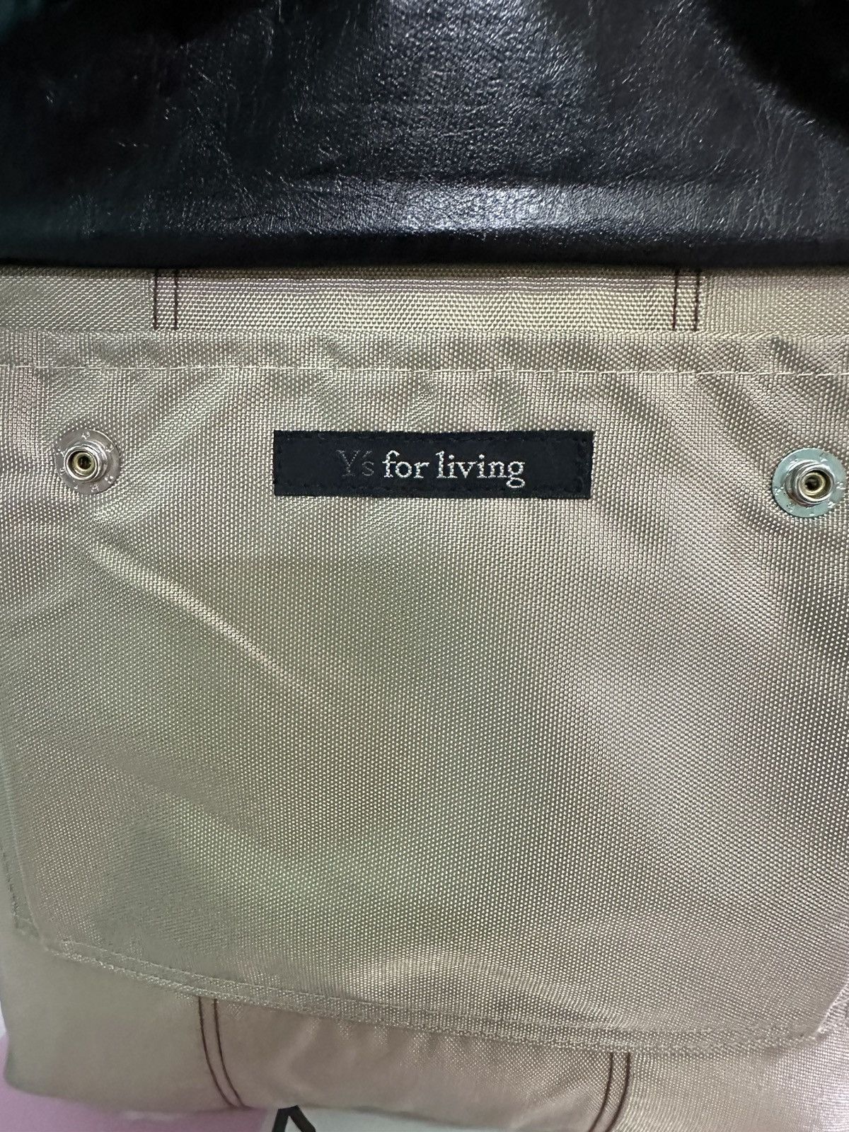 Yohji Yamamoto DELETE TODAY Y’S FOR LIVING BY YOHJI YAMAMOTO TOTE BAG Size ONE SIZE - 9 Thumbnail