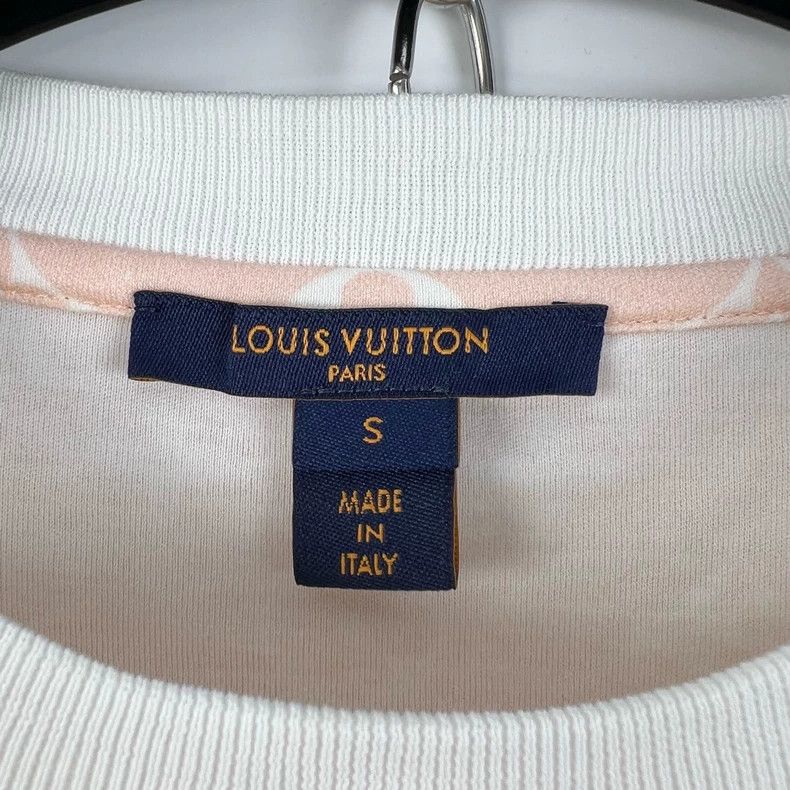 Louis Vuitton Louis Vuitton Color-block presbyopic chain full print T-sh Size S / US 4 / IT 40 - 3 Thumbnail