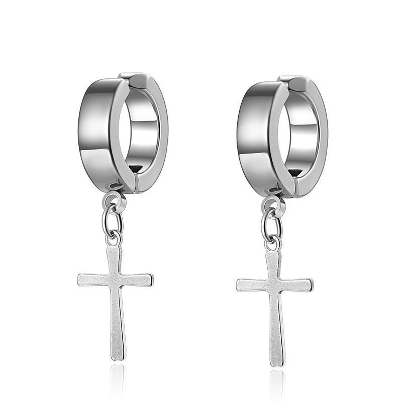 Jewelry Crazy Earrings One Pairs Chrome Jewelry Size ONE SIZE - 4 Thumbnail