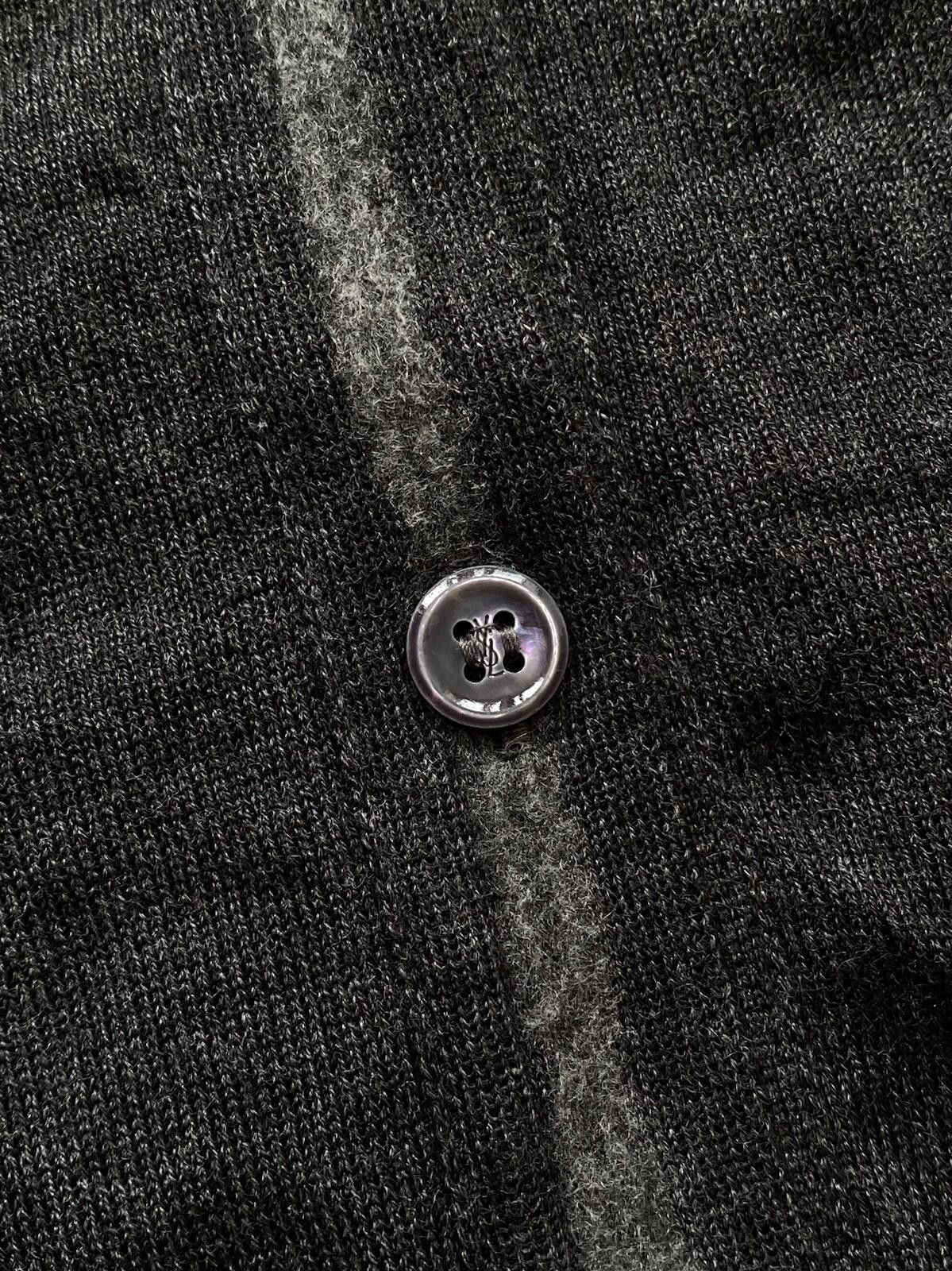 Saint Laurent Paris AW 2009 Yves Saint Laurent Cashmere Cardigan V-Neck Sweater Size S / US 4 / IT 40 - 9 Thumbnail