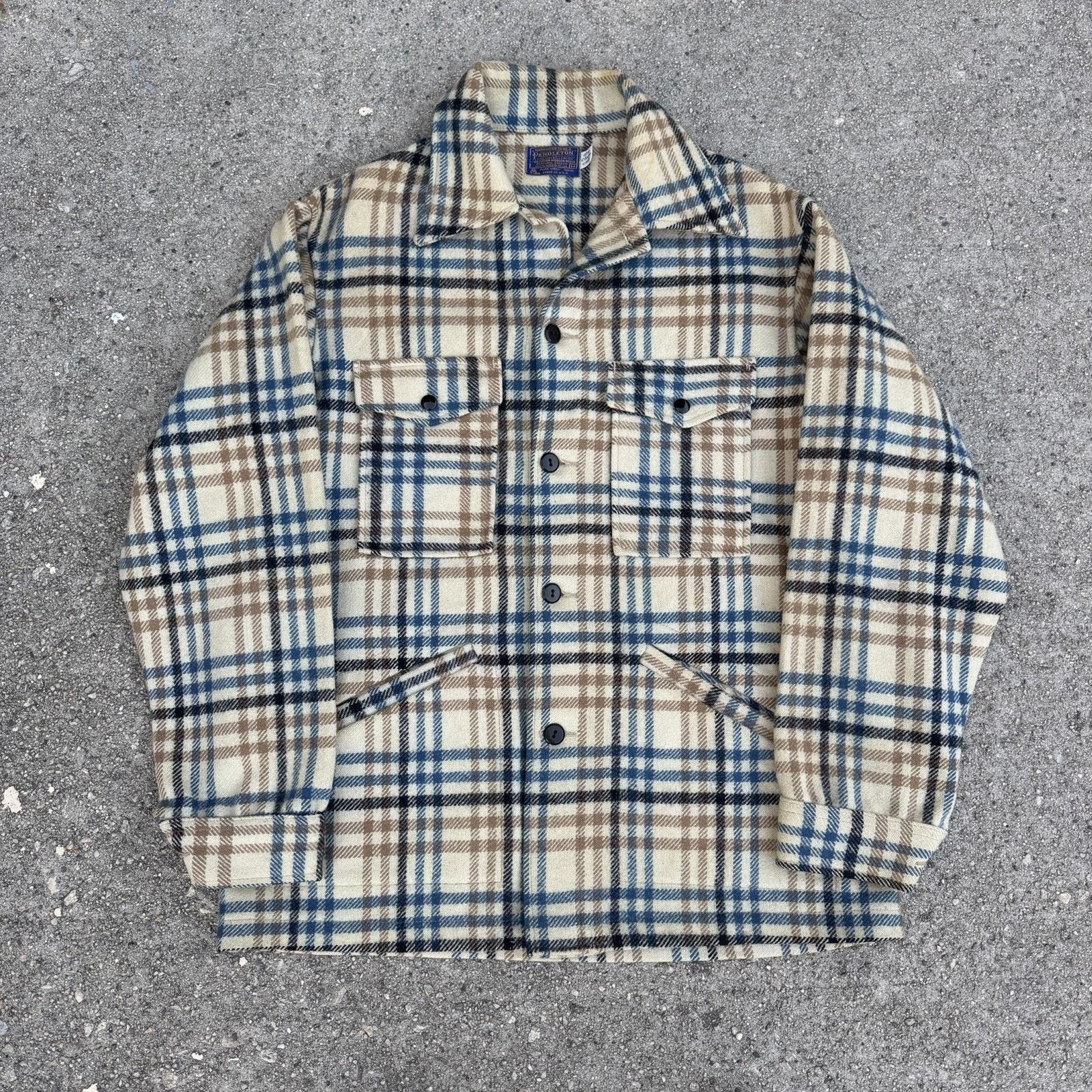 Pendleton × Vintage Vintage 60s Pendleton Wool Hunting Cruiser Mackinaw Jacket Size US M / EU 48-50 / 2 - 1 Thumbnail