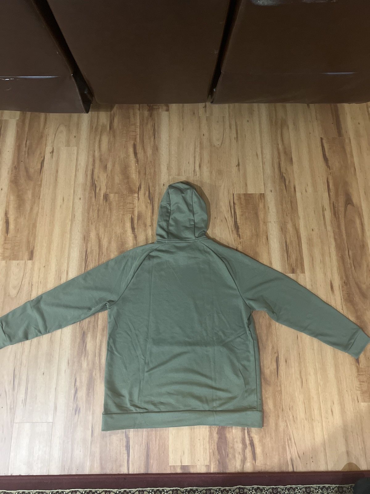 Nike Nike Dri-FIT Swoosh Hoodie - Olive Size US XL / EU 56 / 4 - 3 Thumbnail