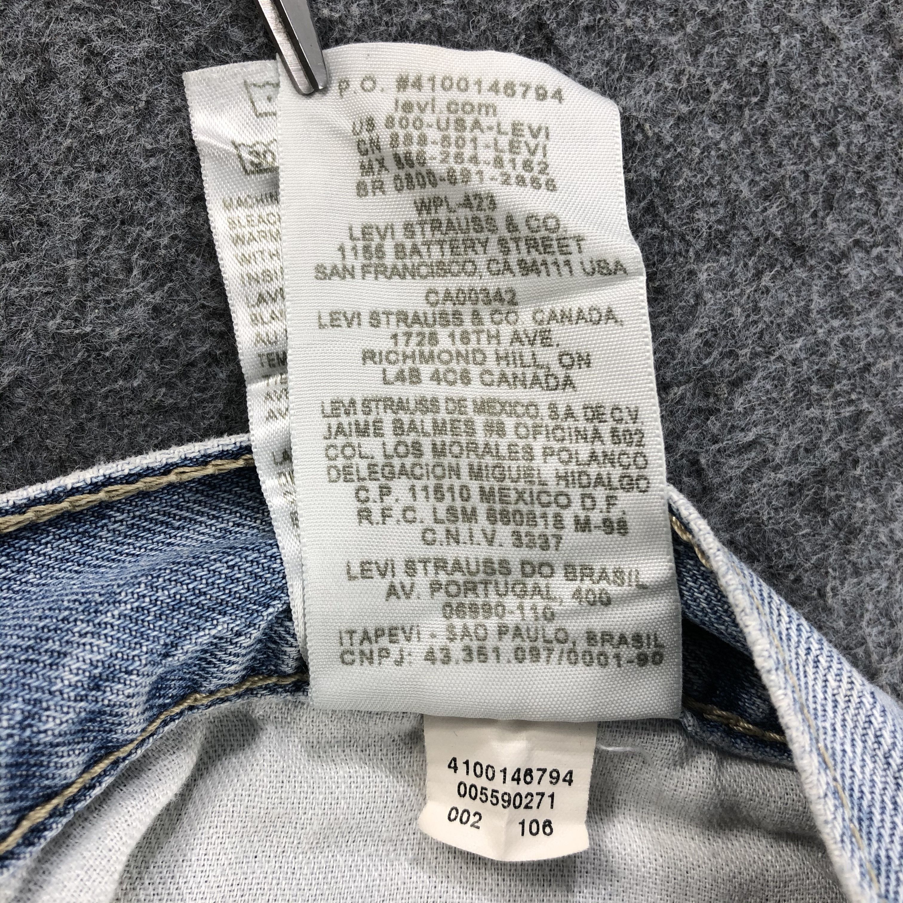 Levi's Vintage Light Wash Levis 559 Jeans-J1512 Size US 36 / EU 52 - 13 Thumbnail