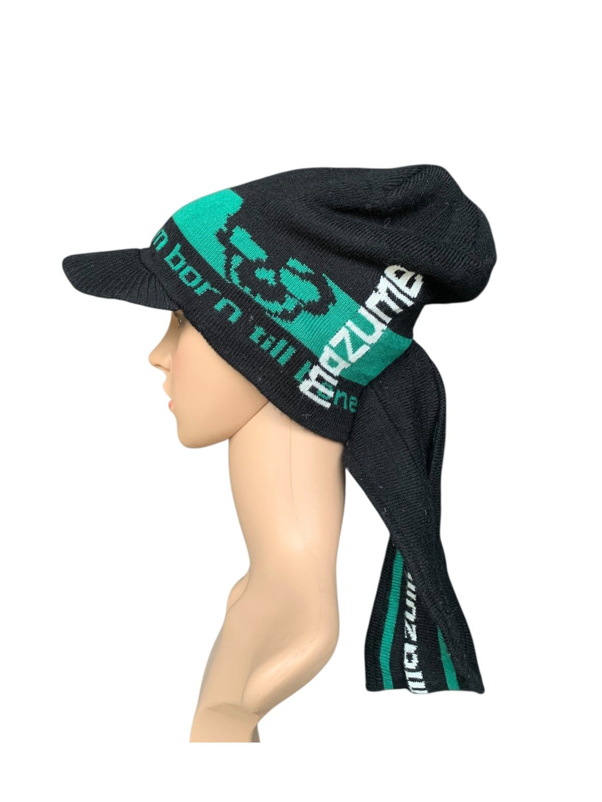 Japanese Brand × Kapital Vintage Mazume Skull Winter Sesions Beanie Hat Visor ☠️ Size ONE SIZE - 2 Thumbnail