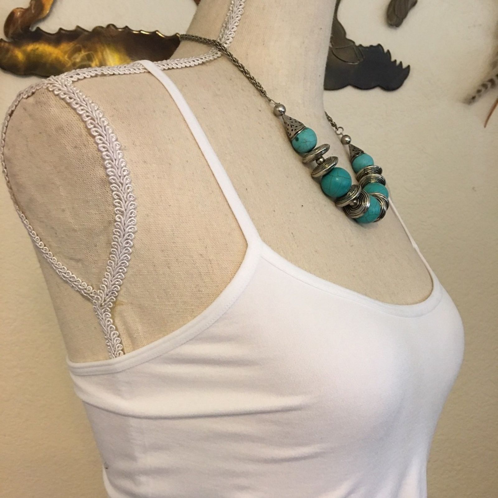 Jewelry Southwest silver tone & faux turquoise necklace Size ONE SIZE - 2 Thumbnail