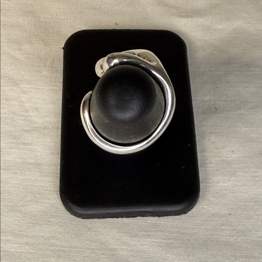 Tiffany & Co. Tiffany & Co. Elsa Peretti Open Heart Ring | Sterling Silve Size ONE SIZE - 3 Thumbnail