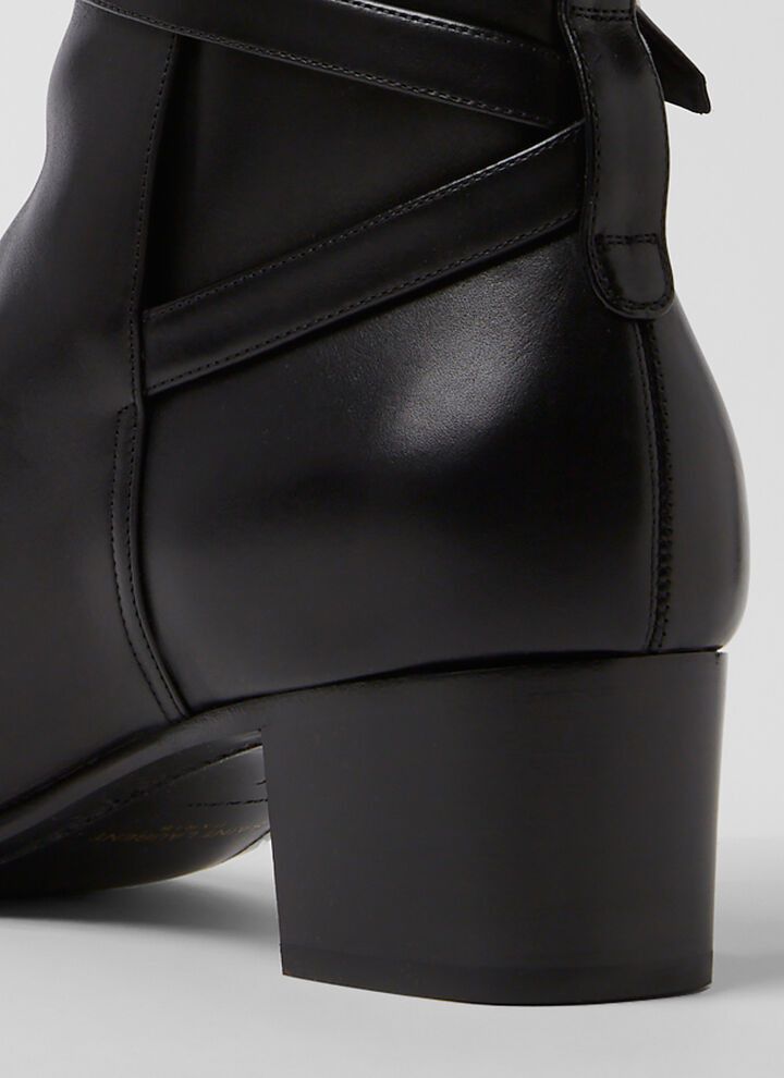 Saint Laurent Paris o1bcso1str1124 Terry Jodhpur Boots in Black Size US 12 / EU 45 - 5 Thumbnail