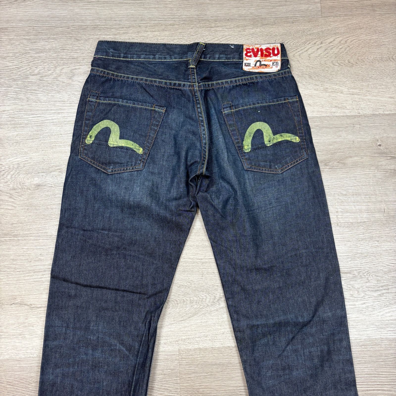 Evisu × Japanese Brand Evisu EU.ED. European Edition Daicock Jeans Men's 33x34 Size US 33 - 2 Thumbnail