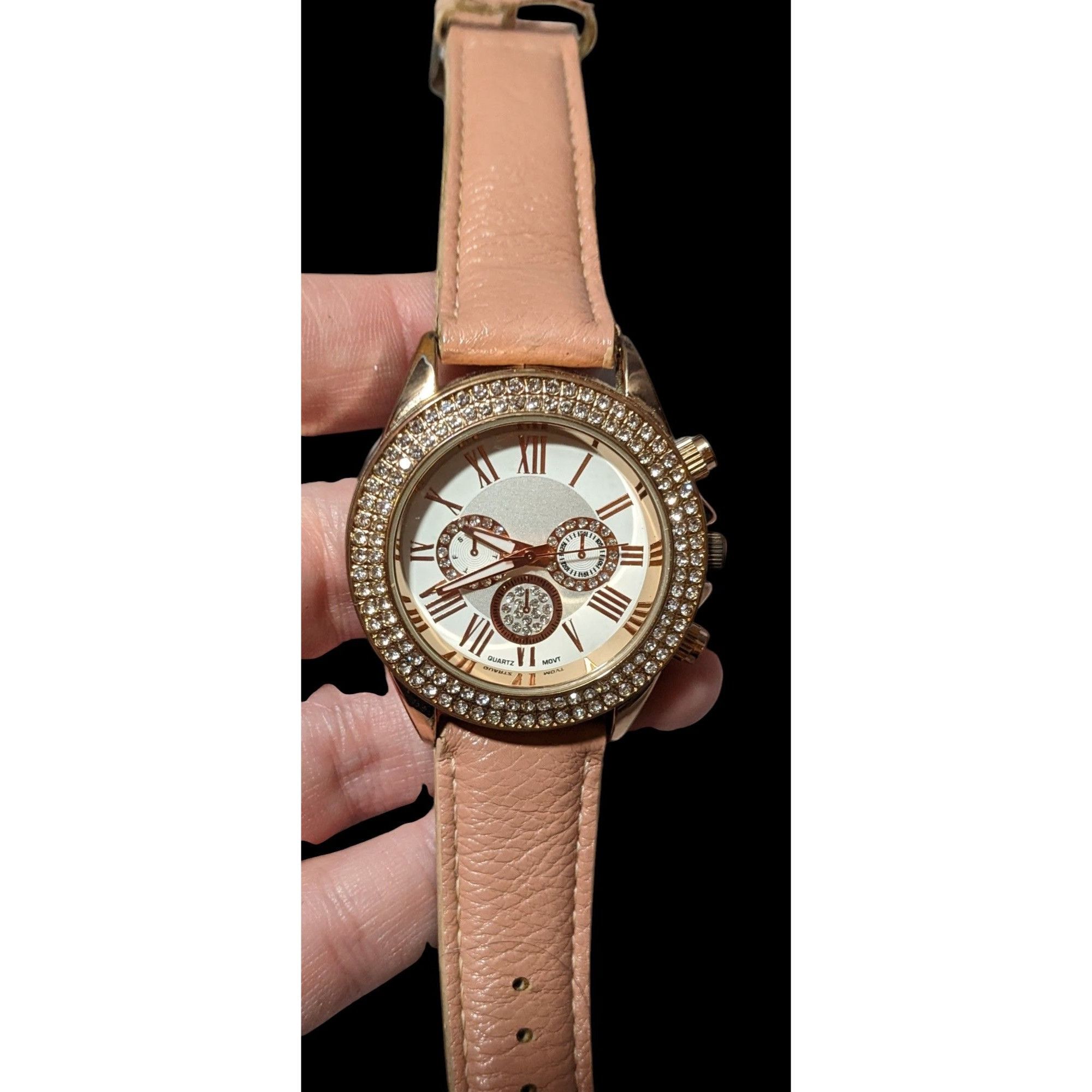 Other Francesca's Rewound Pink And Rose Gold Tone Watch Size ONE SIZE - 1 Thumbnail