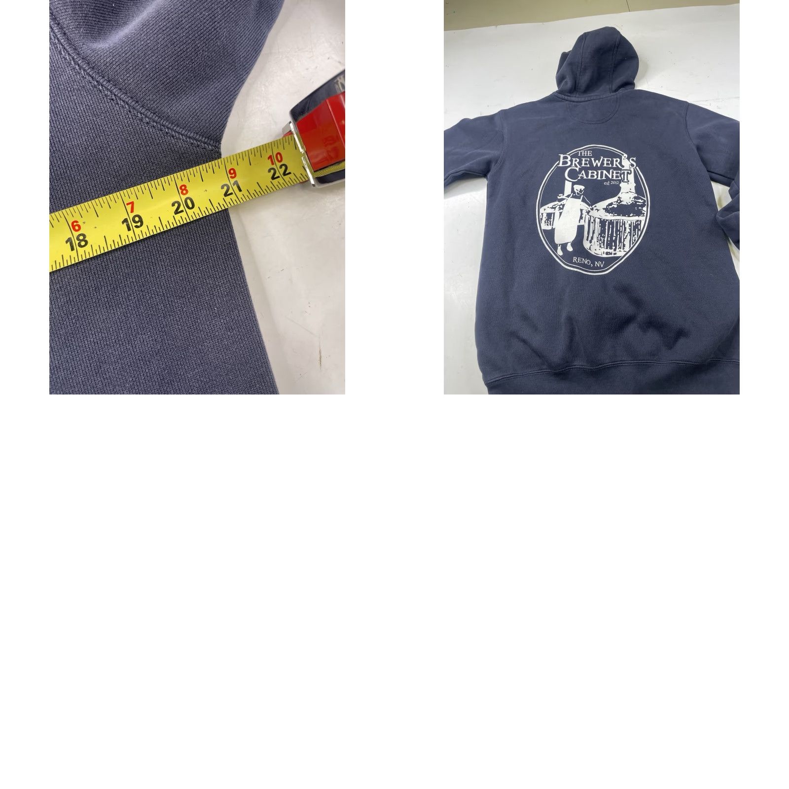 Carhartt Carhartt Hoodie Mens Pullover Regular Small Navy Blue Cotton Blend Hooded Pockets Classic Outdoor Size US S / EU 44-46 / 1 - 8 Thumbnail