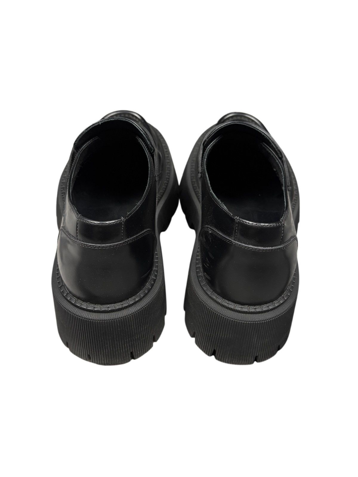 Balenciaga Balenciaga Tractor Loafers Black Leather Size 42 Size US 9 / EU 42 - 7 Thumbnail