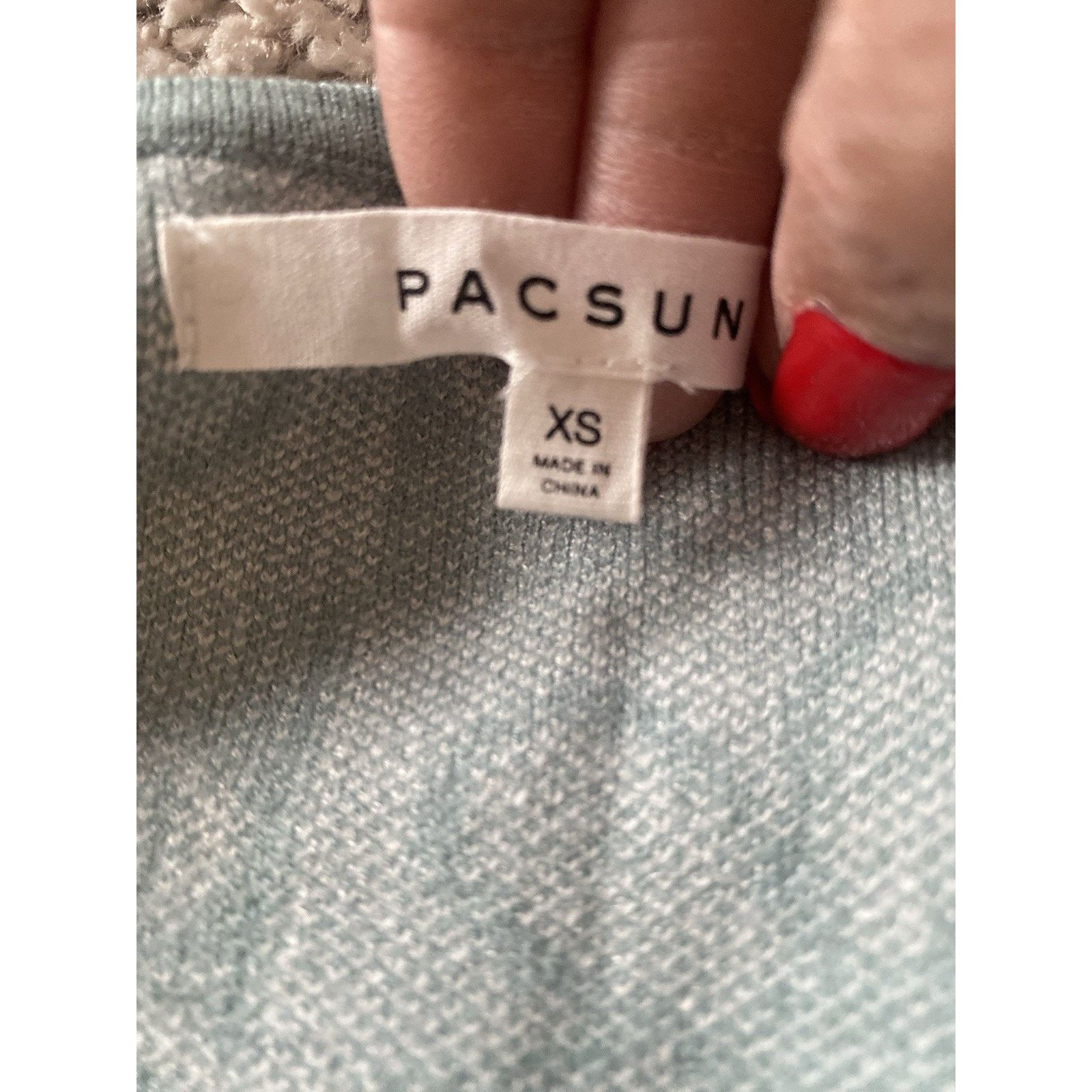 Pacsun PacSun Woman Knit Tank Top Mint Green and White, XS Size XS / US 0-2 / IT 36-38 - 10 Thumbnail