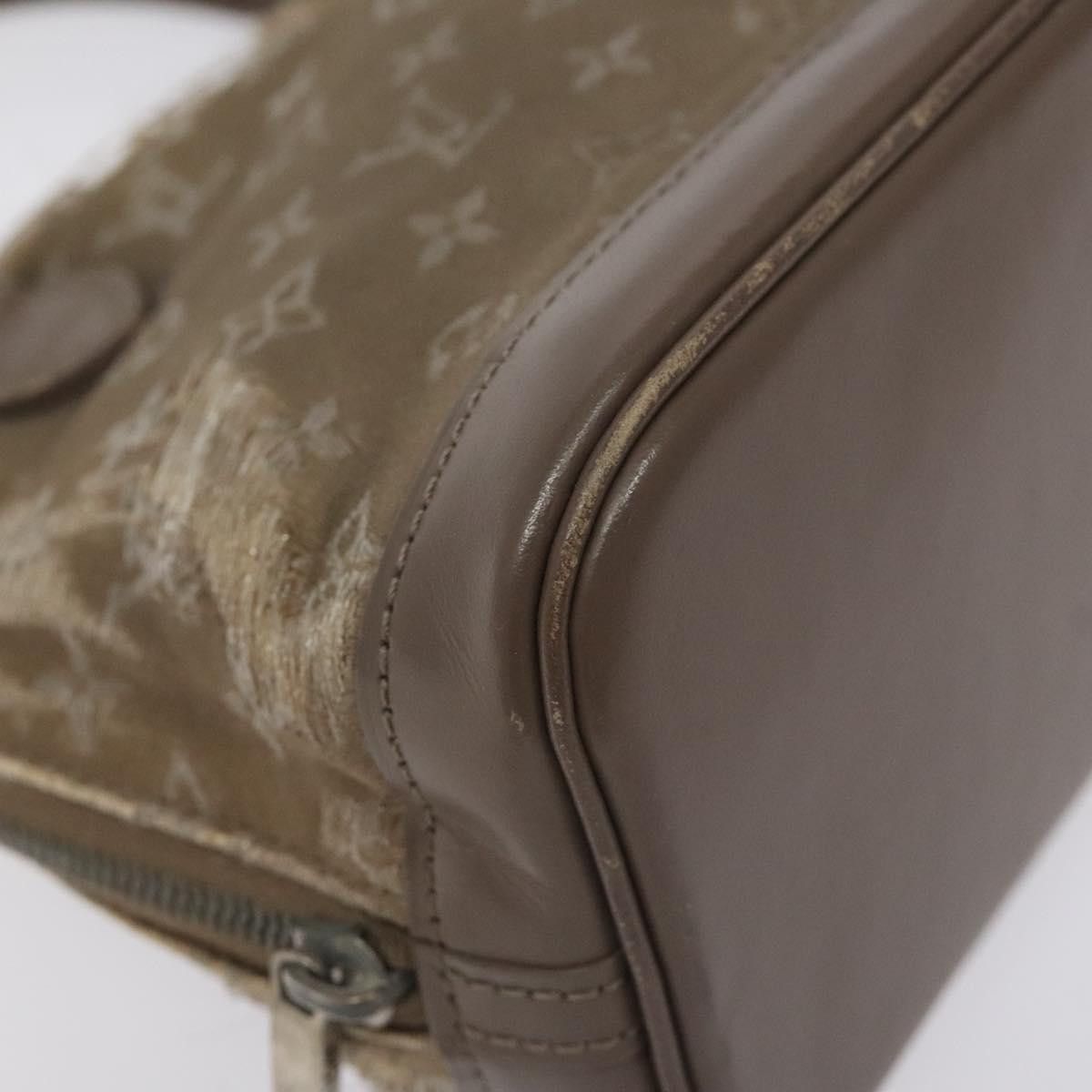 Louis Vuitton LOUIS VUITTON Monogram Satin Little Alma Hand Bag Gray Size ONE SIZE - 11 Thumbnail