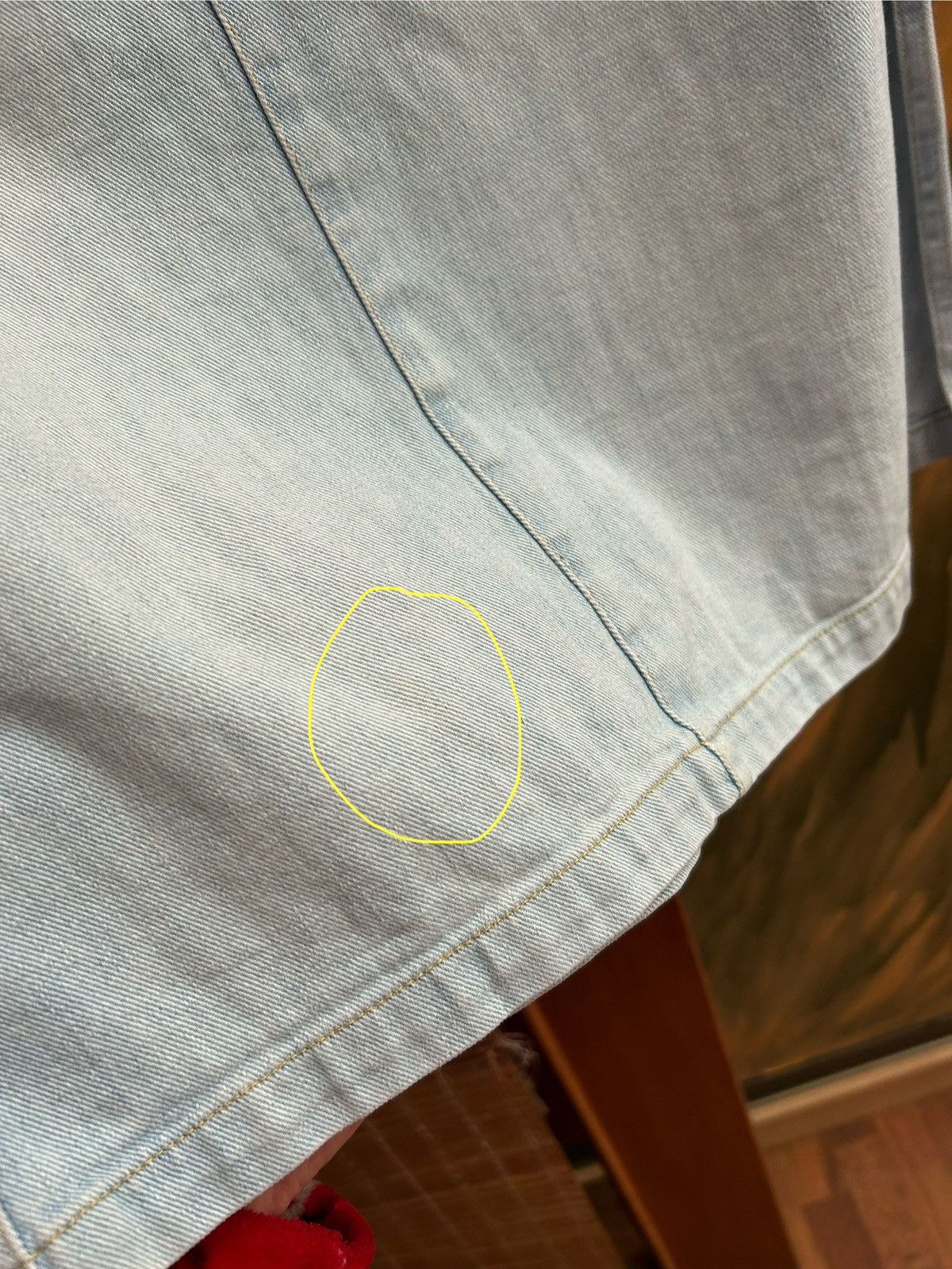 Diesel × Vintage Vintage Y2k Diesel Washed Blue Denim Skirt Knee Lenght Size 27" / US 4 / IT 40 - 10 Thumbnail
