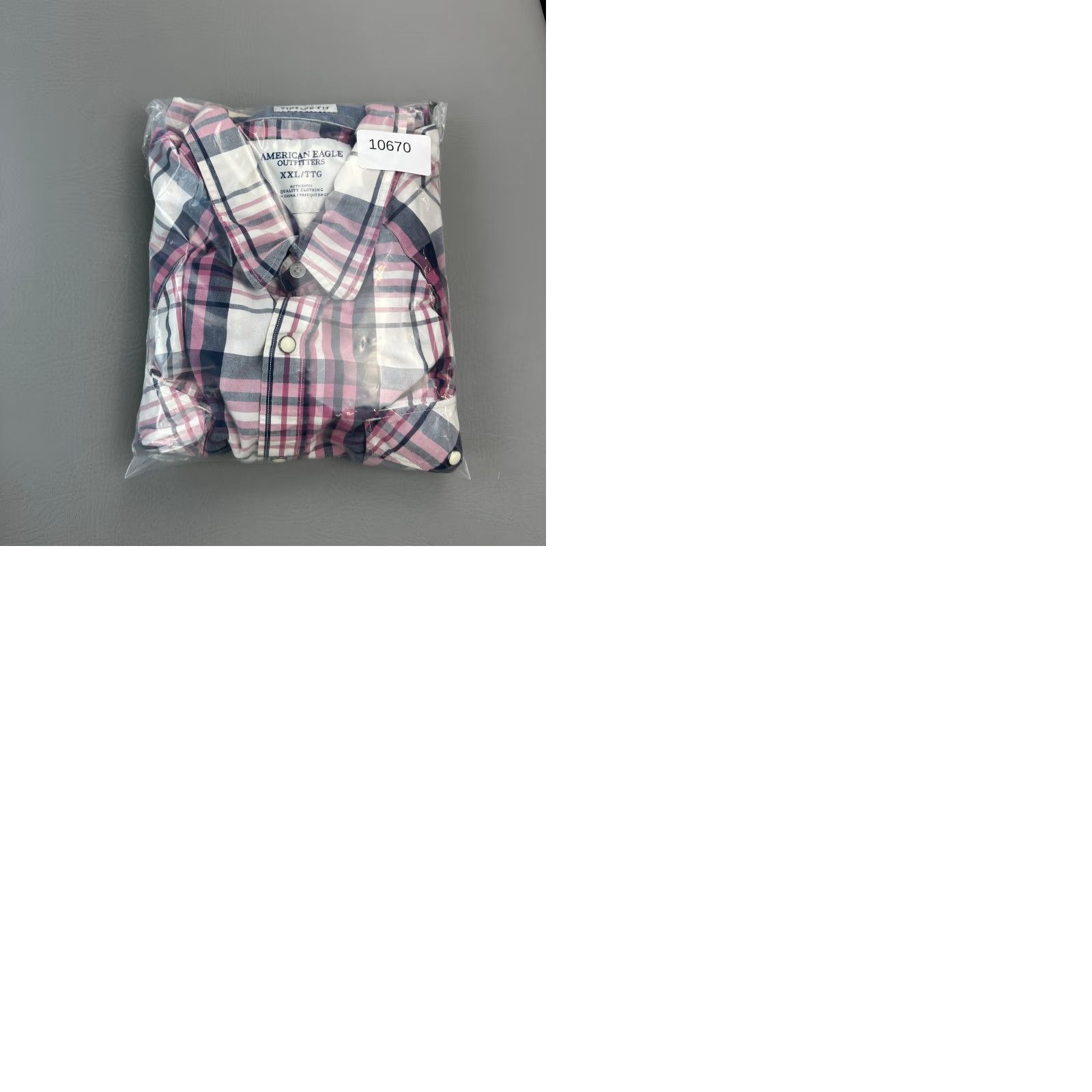 American Eagle Outfitters American Eagle Western Shirt Mens 2XL Plaid Vintage Fit Pearl Snap Cowboy Size US XXL / EU 58 / 5 - 9 Thumbnail