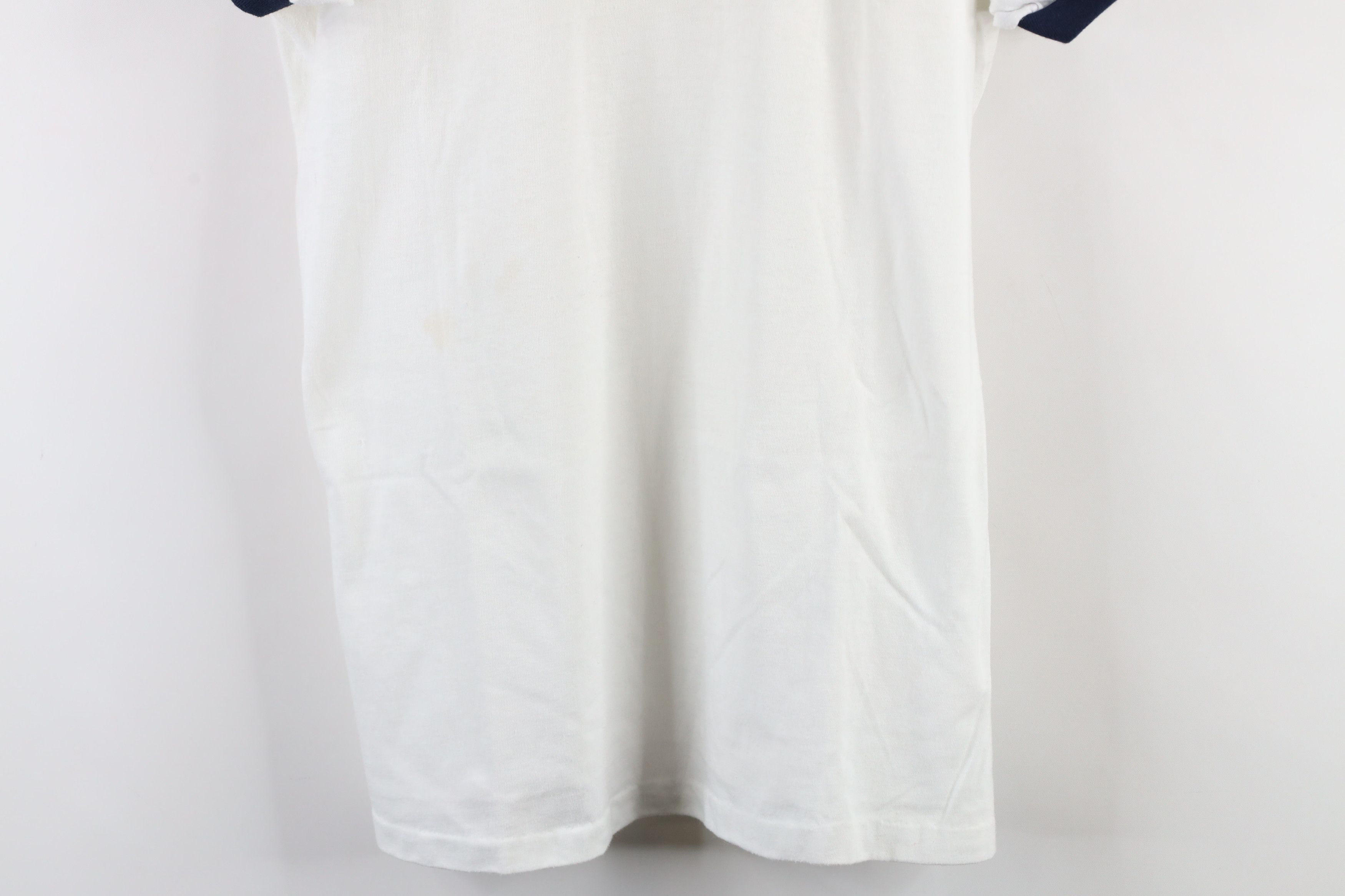 Vintage Vintage 70s 80s Ohio National Guard Ringer T-Shirt White USA Size US XL / EU 56 / 4 - 3 Thumbnail
