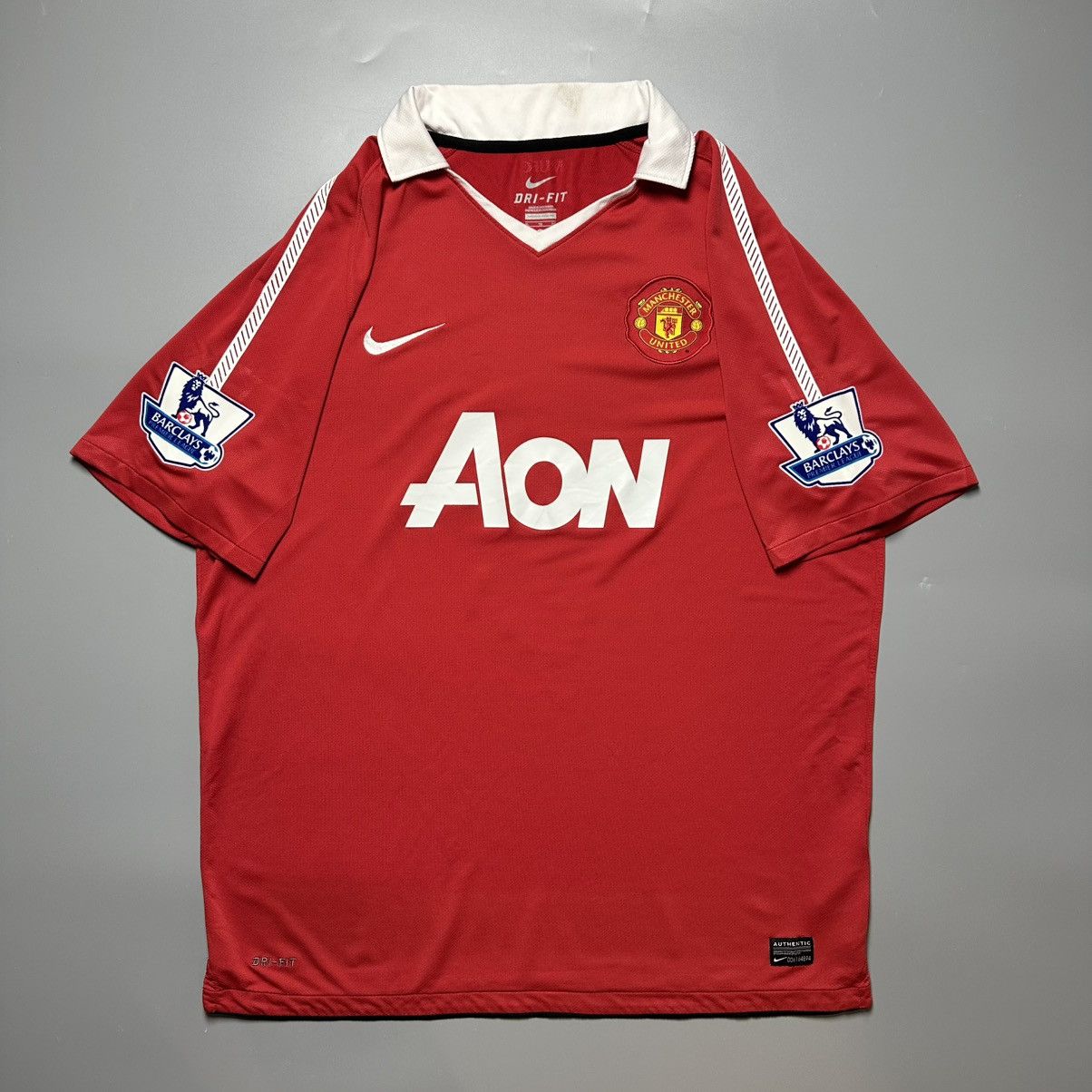Nike MAN UNITED NIKE 2010/2011 FOOTBALL HOME JERSEY #9 BERBATOV Size US XL / EU 56 / 4 - 2 Thumbnail
