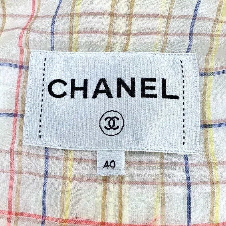 Chanel Chanel Station series white rolled edge design cotton mult Size S / US 4 / IT 40 - 5 Thumbnail
