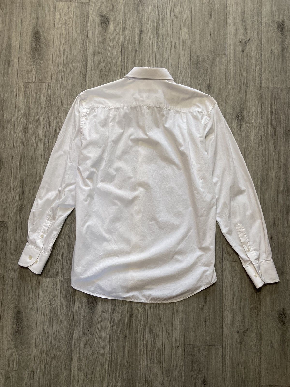 Katharine Hamnett London Vintage KATHARINE HAMNETT LONDON White Button Up Shirt Size US L / EU 52-54 / 3 - 3 Thumbnail