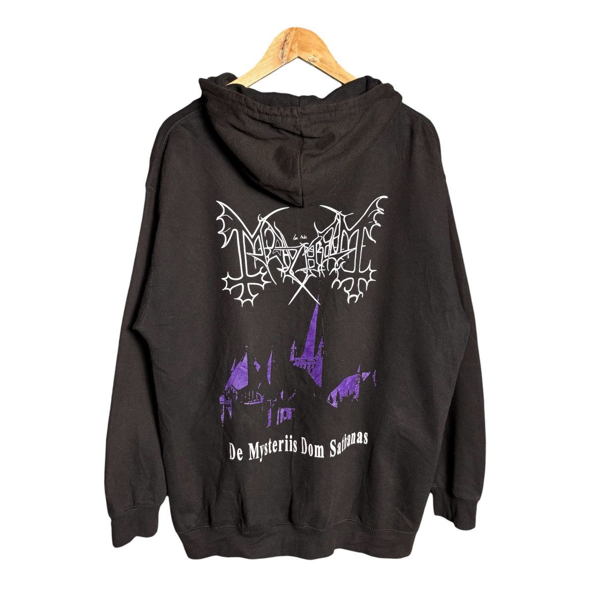 Band Tees Vintage Mayhem Black Metal Hoodie / 90s Y2K Size US L / EU 52-54 / 3 - 1 Thumbnail