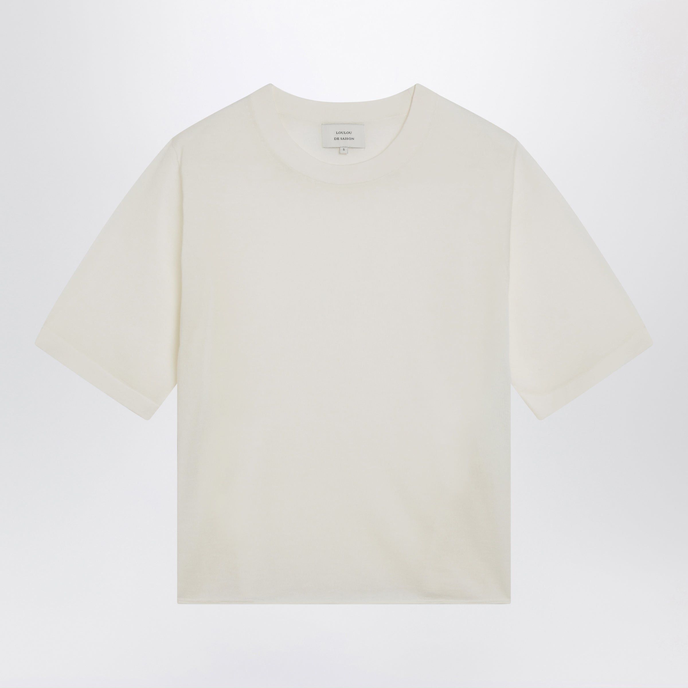 Loulou de Saison Loulou De Saison Ivory Nala Fluid Cashmere Top Size M / US 6-8 / IT 42-44 - 1 Thumbnail