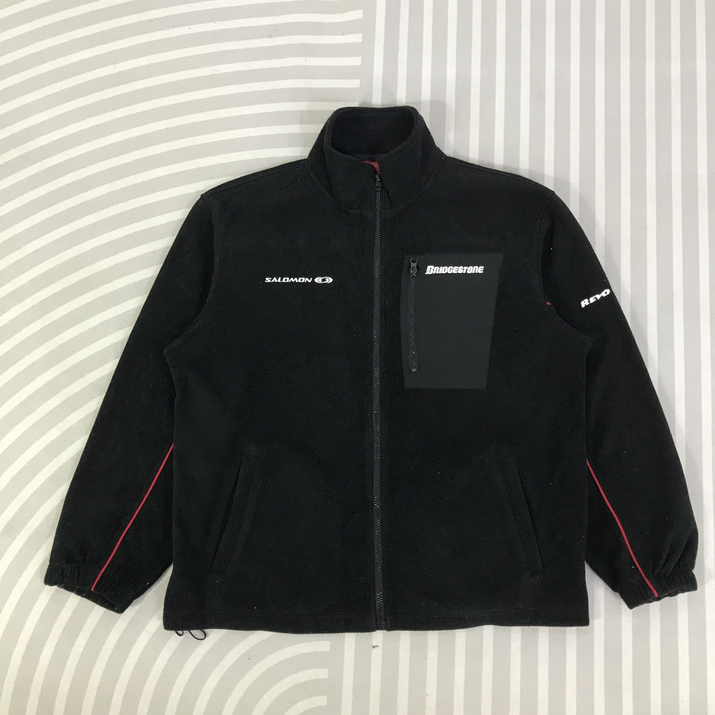 Japanese Brand Vintage Salomon x Bridgestone flecce Jacket K122B10 Size US L / EU 52-54 / 3 - 1 Thumbnail