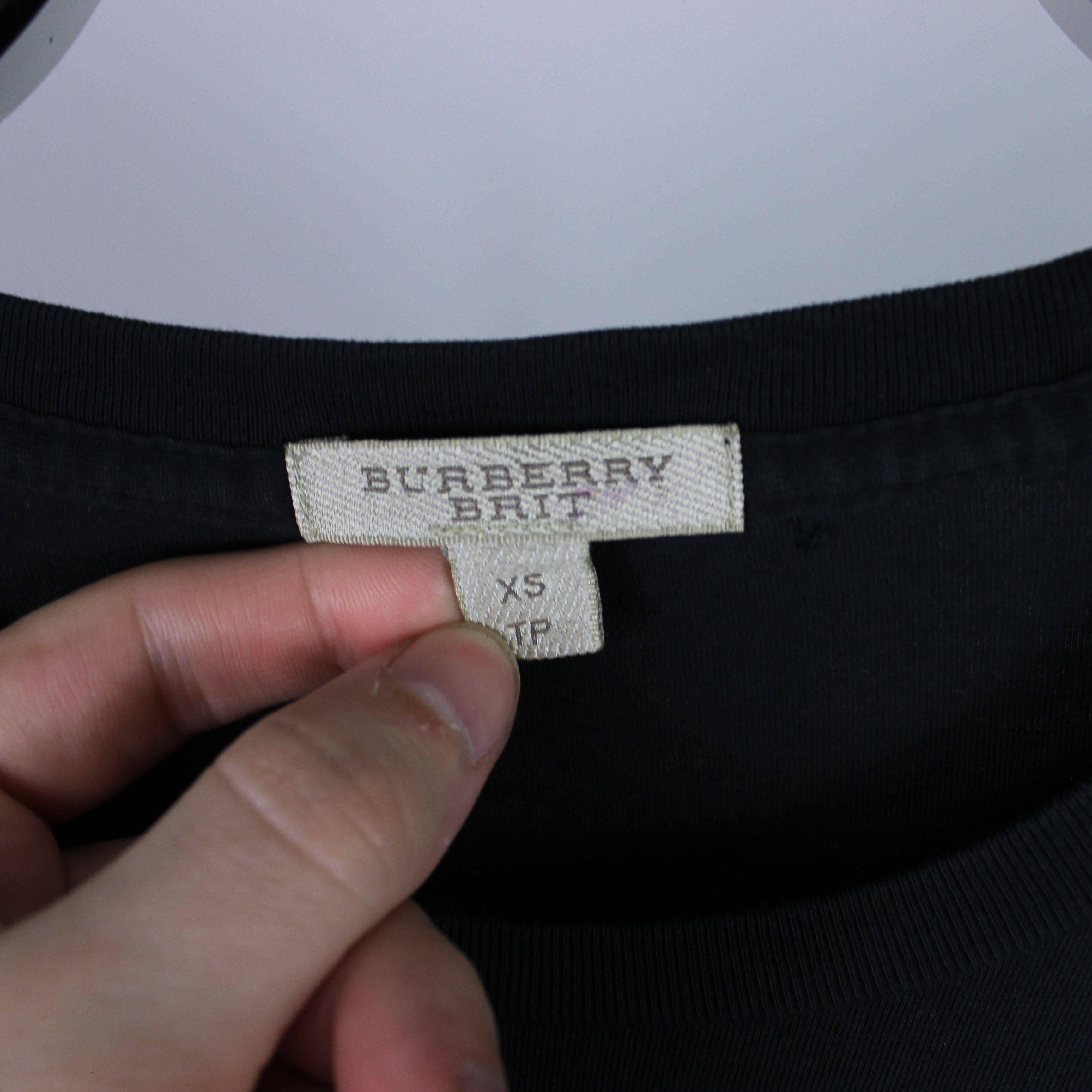 Burberry Burberry long sleeve logo black XS Size US XS / EU 42 / 0 - 7 Thumbnail