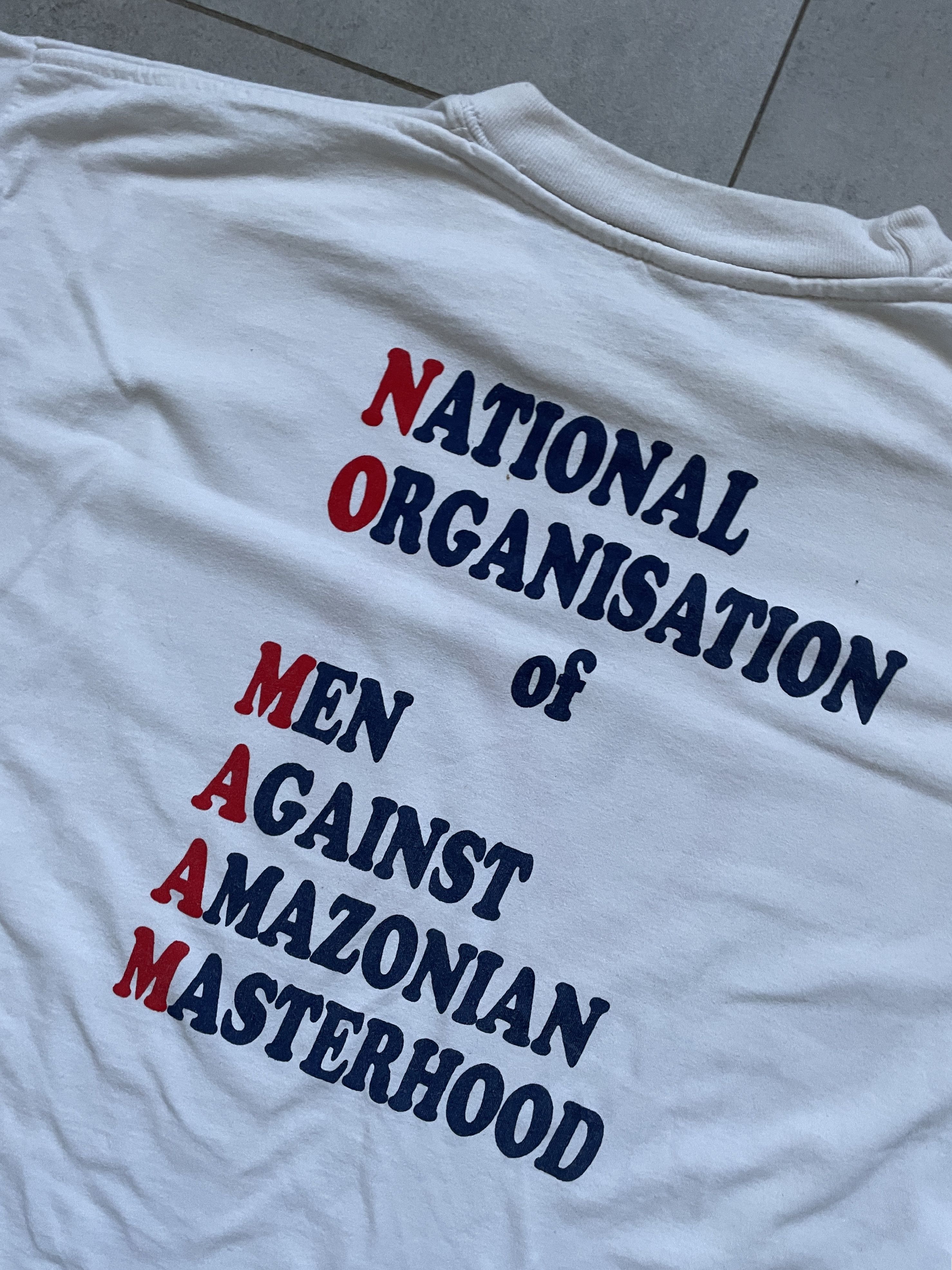 Vintage VINTAGE 90S AL BUNDY NO MA'AM WHITE TEE Size US L / EU 52-54 / 3 - 4 Thumbnail
