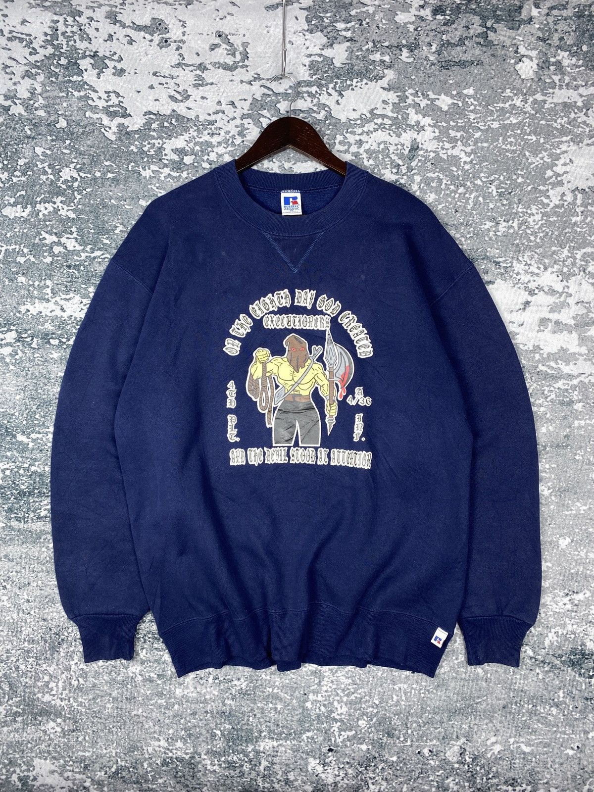 Russell Athletic × Vintage Vintage Russell Athletic Sweatshirts Size US XL / EU 56 / 4 - 1 Thumbnail