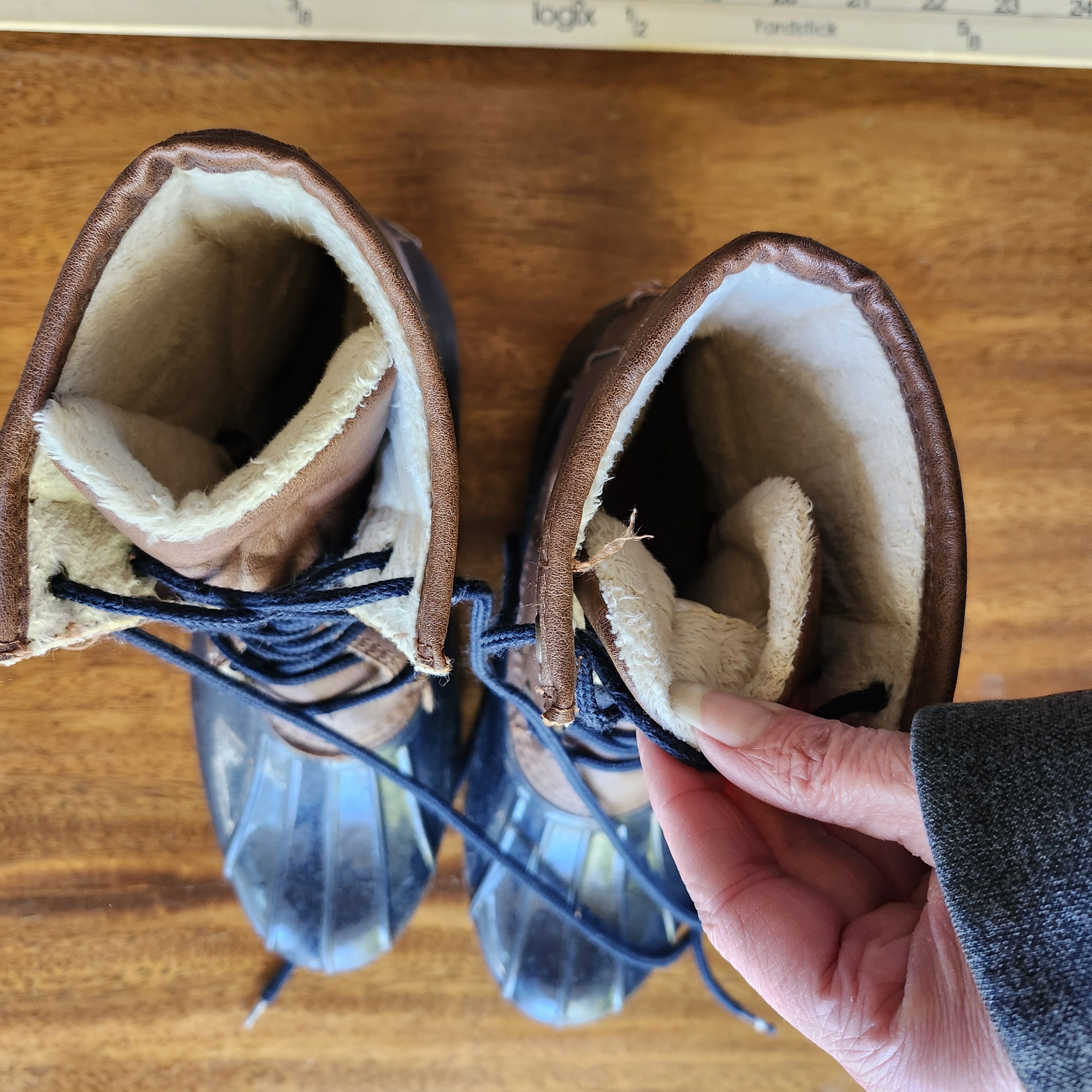 Other Sporto Alice Duck Boot Men 7 / Women 8.5 Blue Faux Fur Size US 8.5 / IT 38.5 - 8 Thumbnail