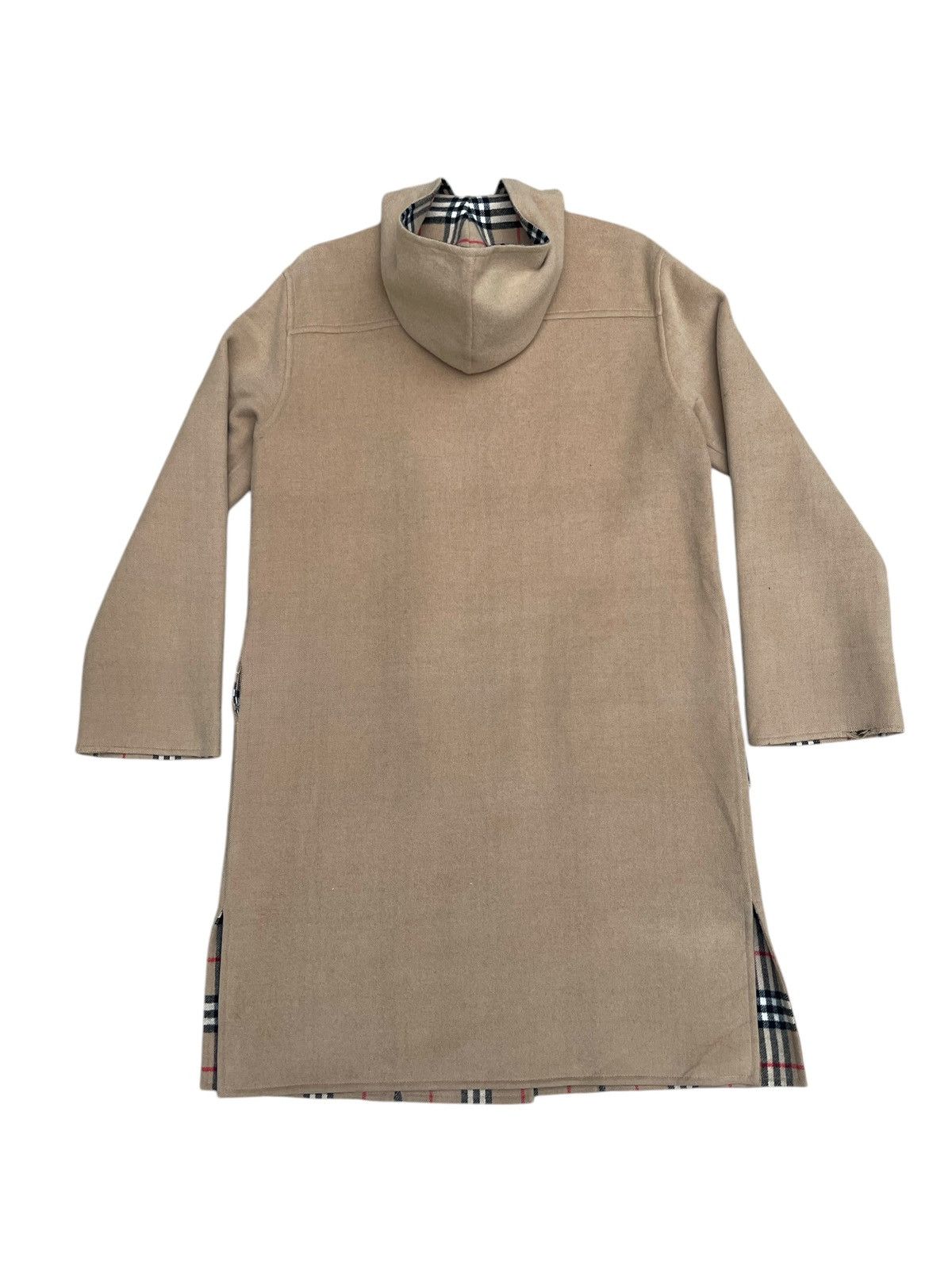 90s Burberrys Wool Cashmere Duffle Coat - Nova Check Lining