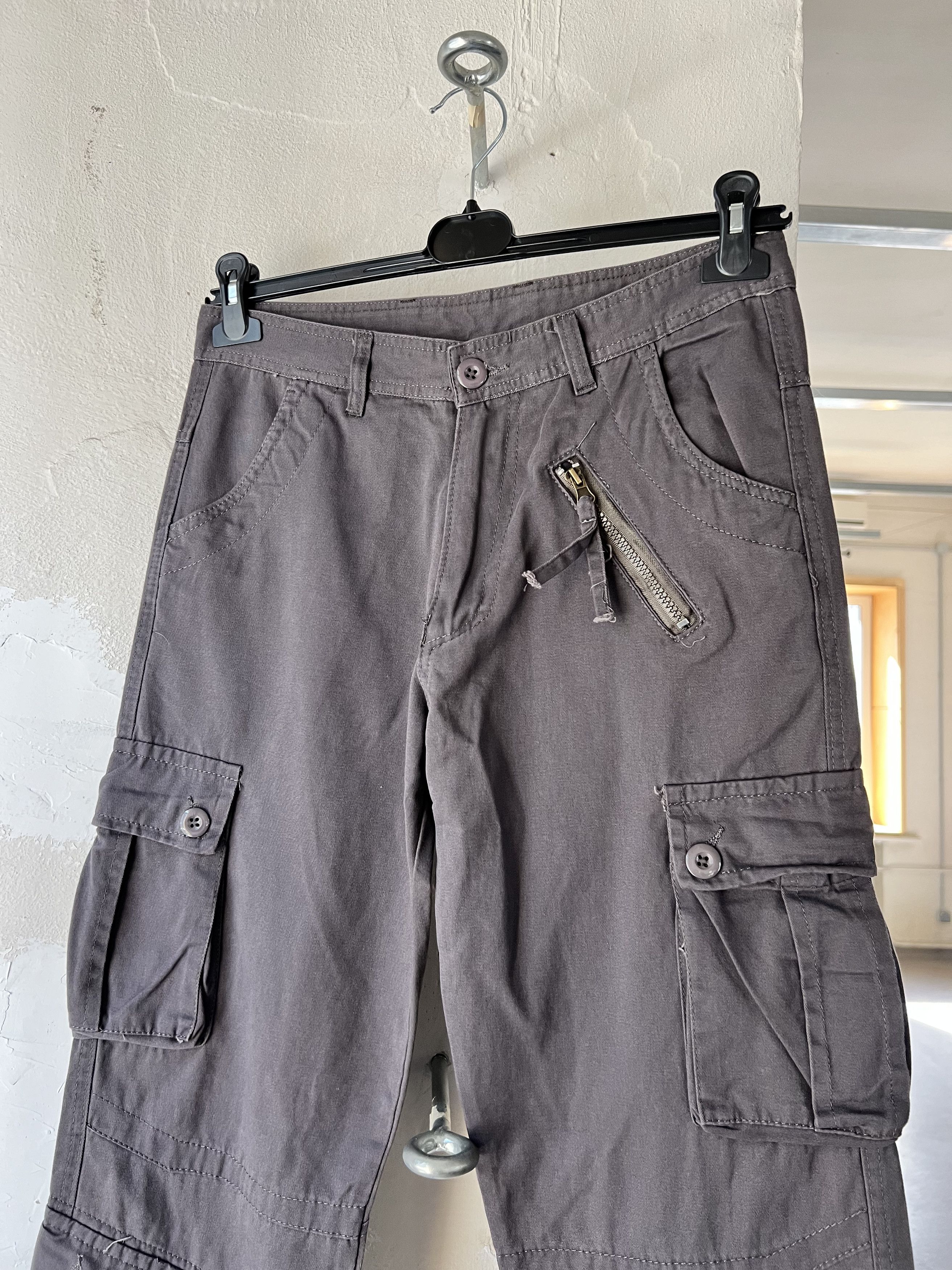 Japanese Brand Multi Pocket Vintage No-Name Cargo Pants Size US 32 / EU 48 - 2 Thumbnail