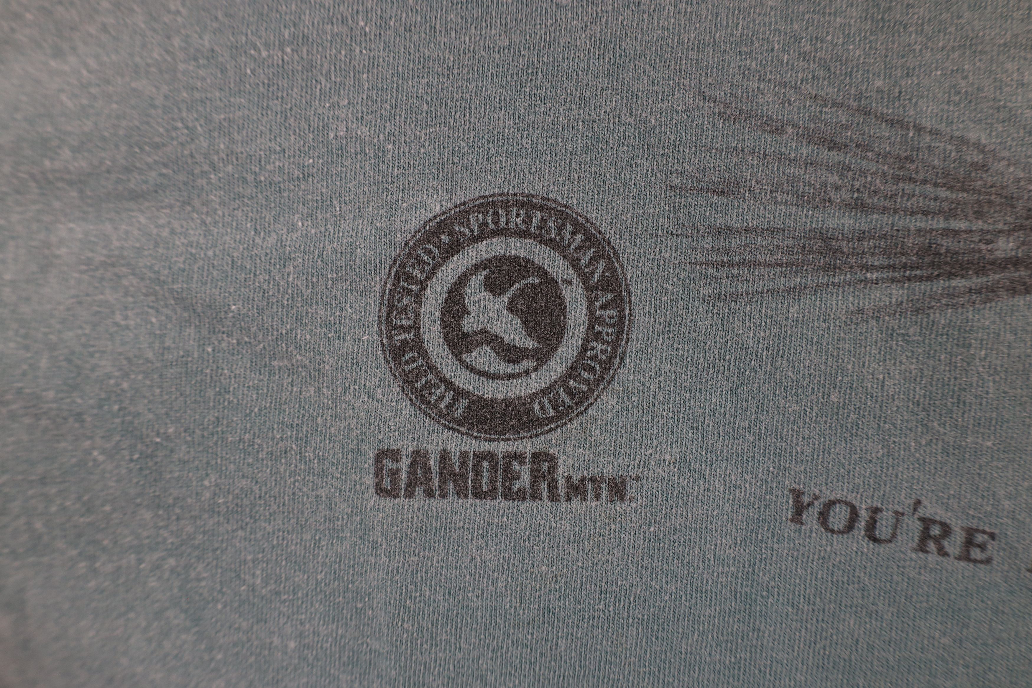 Vintage Vintage 90s Gander Mountain Flyfishing School T-Shirt Size US L / EU 52-54 / 3 - 5 Thumbnail