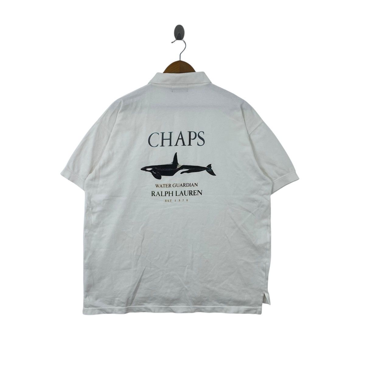 Chaps × Ralph Lauren Vintage Chaps Ralph Lauren Polo Tee Shirt Size US L / EU 52-54 / 3 - 1 Thumbnail
