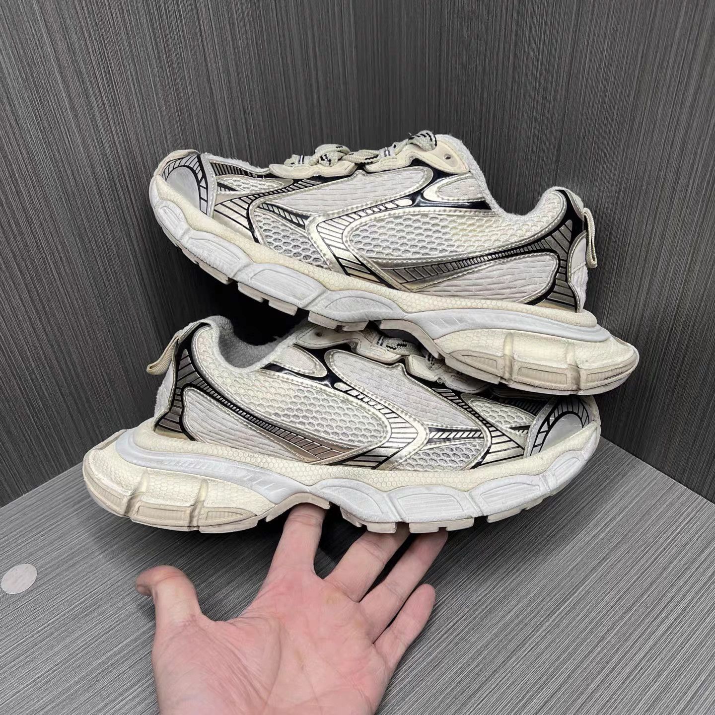 Balenciaga Balenciaga 3XL Low-top Sneakers K15 Size US 8 / IT 38 - 5 Thumbnail