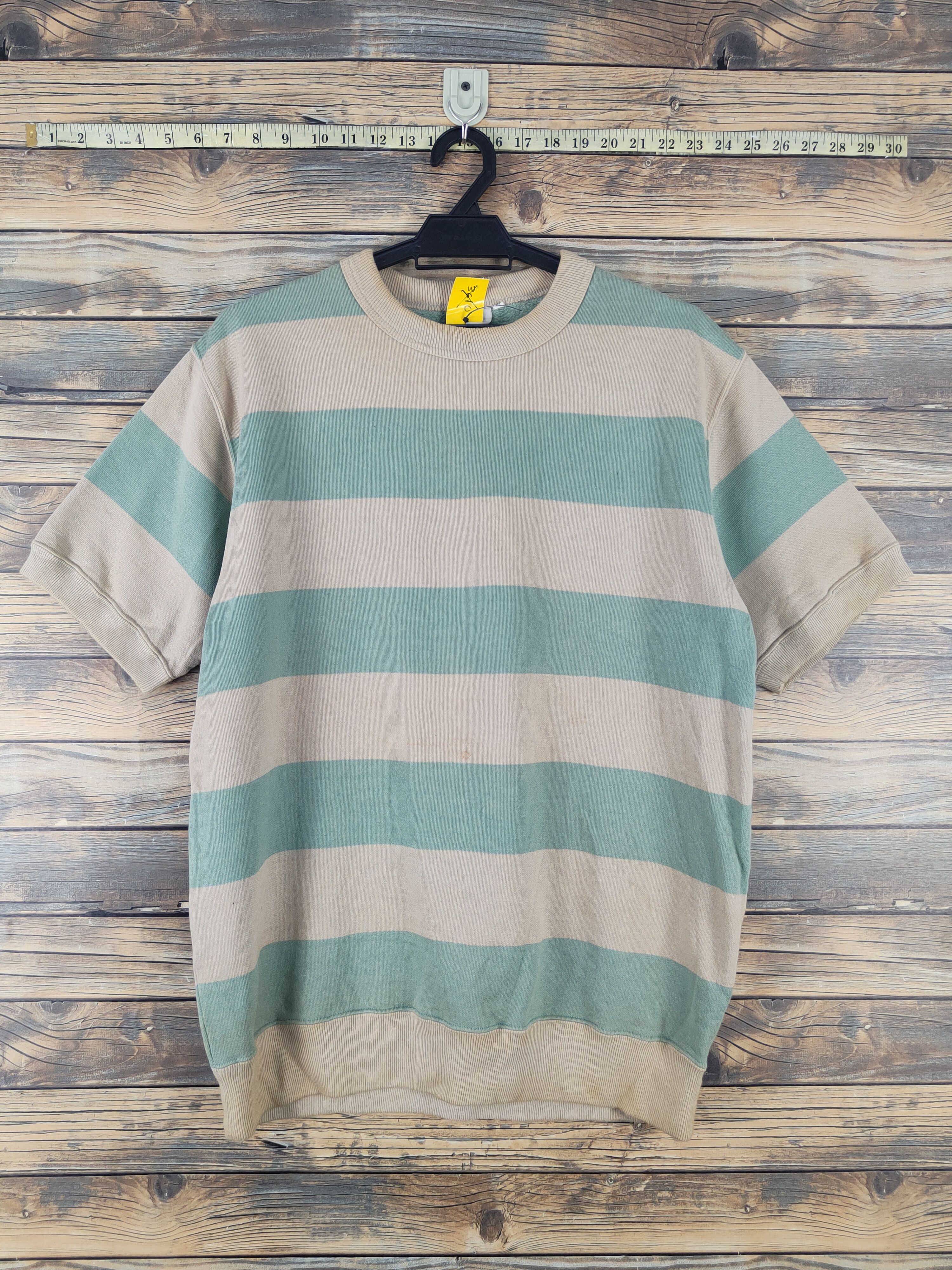 Beams Plus Beams Green Brown Knitwear Short Sleeve Sweatshirts #W1754 Size US M / EU 48-50 / 2 - 1 Thumbnail